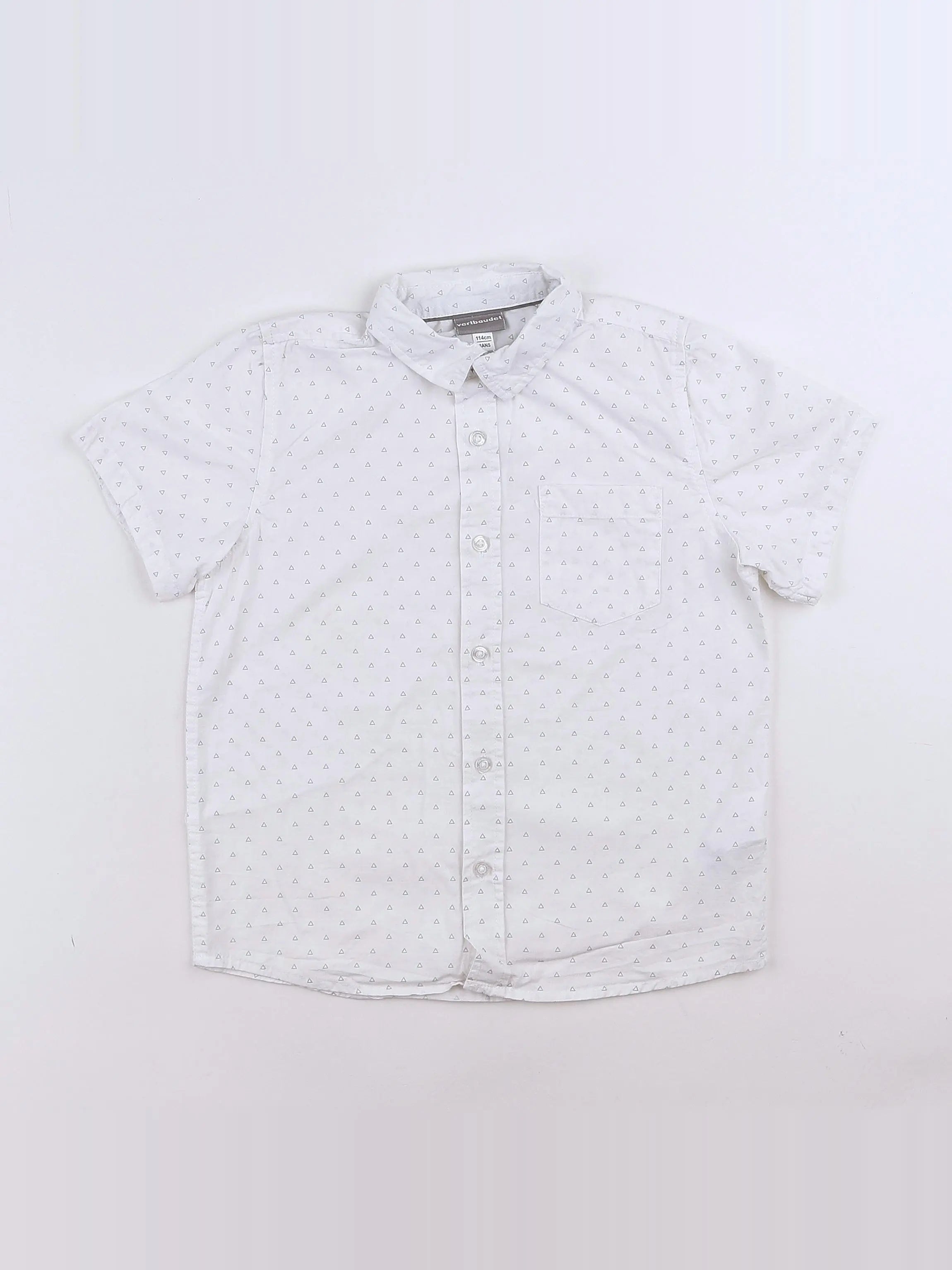 Vertbaudet - chemise blanc - 6 ans