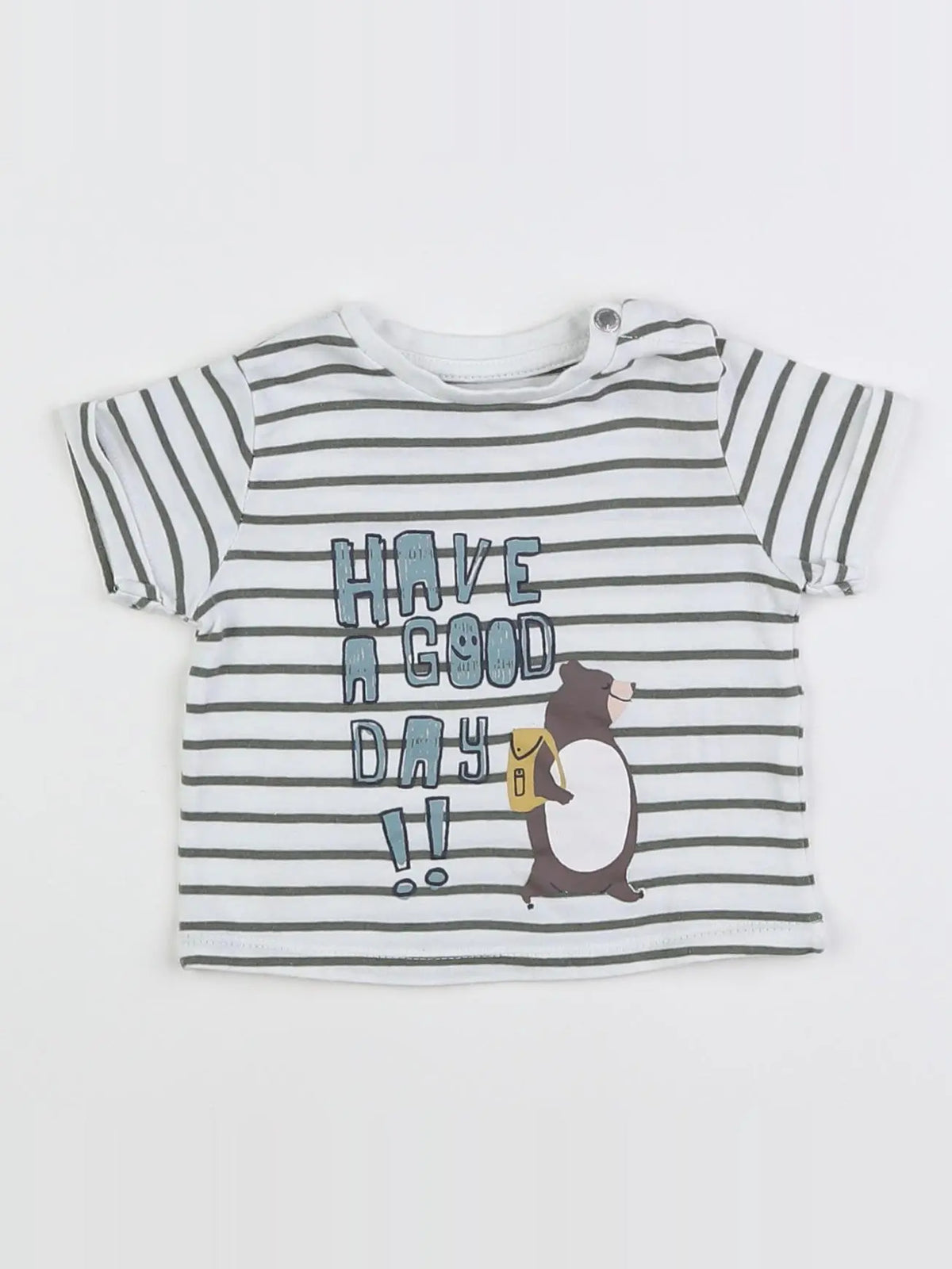 Vertbaudet - tee-shirt blanc - 3 mois