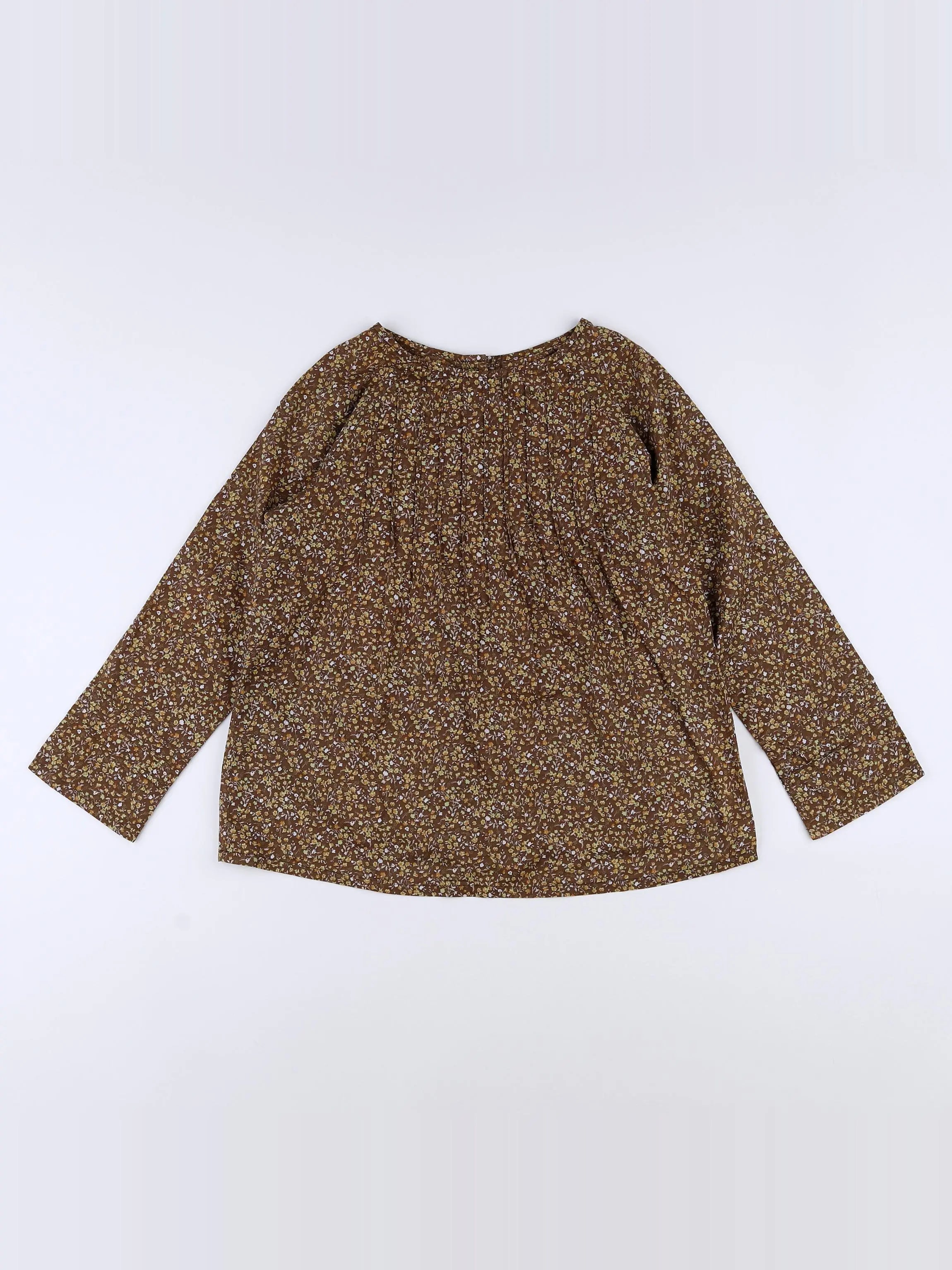 TroiZenfants - blouse marron - 8 ans