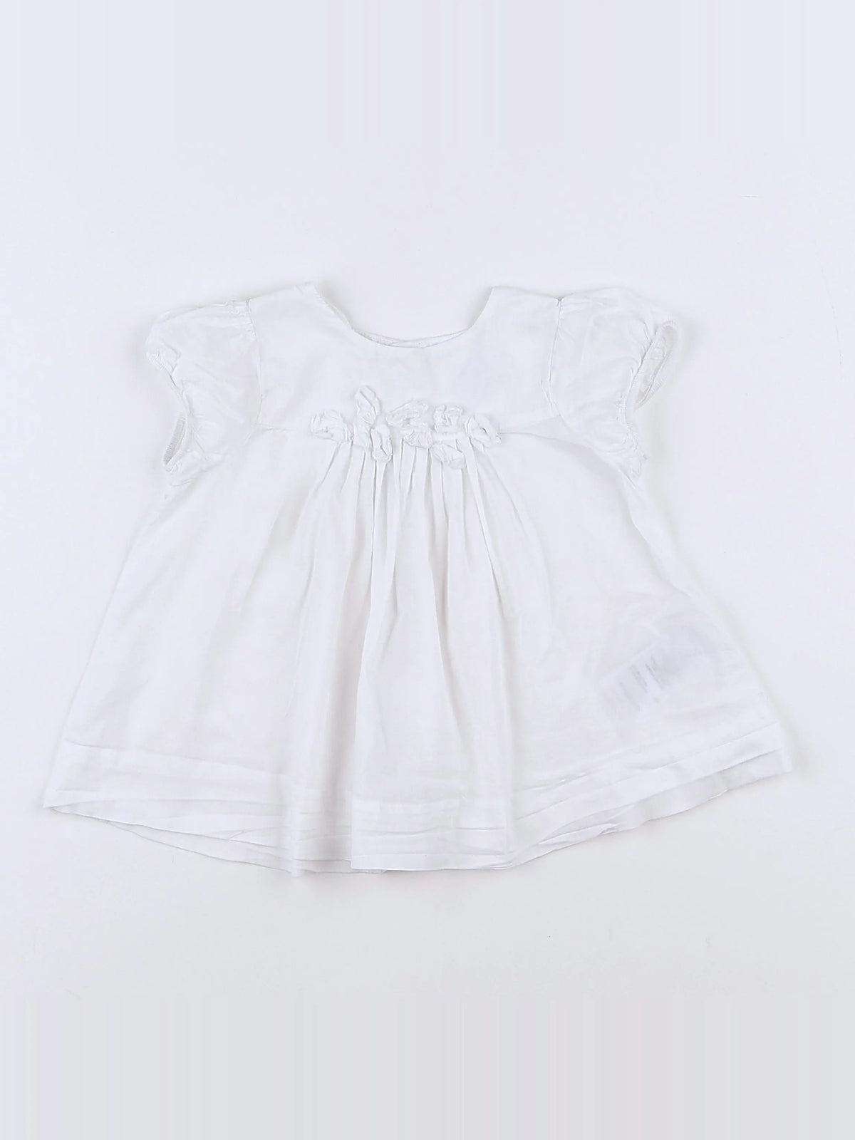 Jacadi - blouse blanc - 12 mois