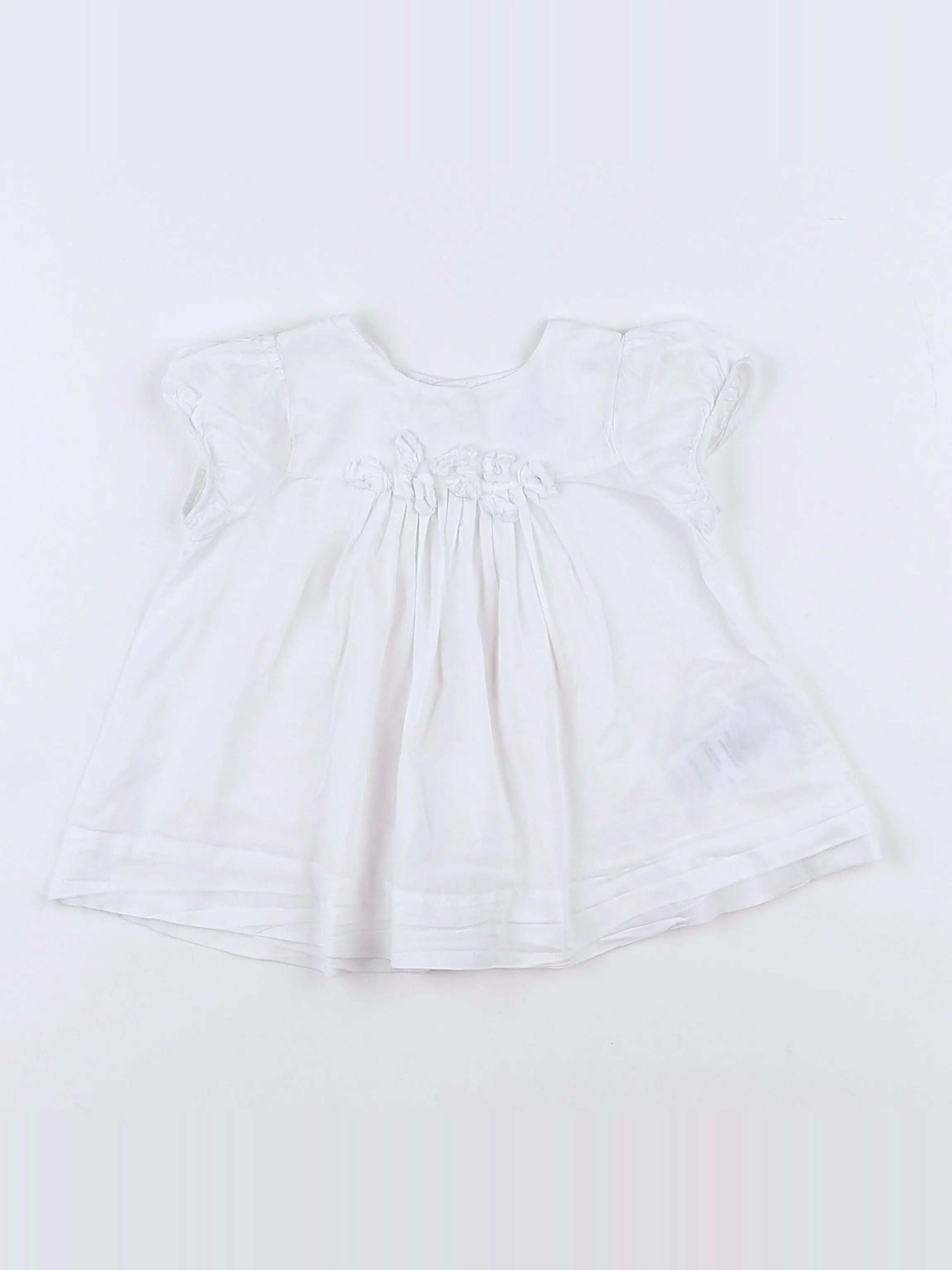Jacadi - blouse blanc - 12 mois
