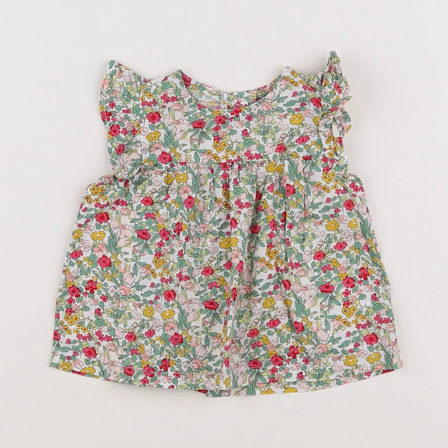 Vertbaudet - blouse multicolore - 6 mois
