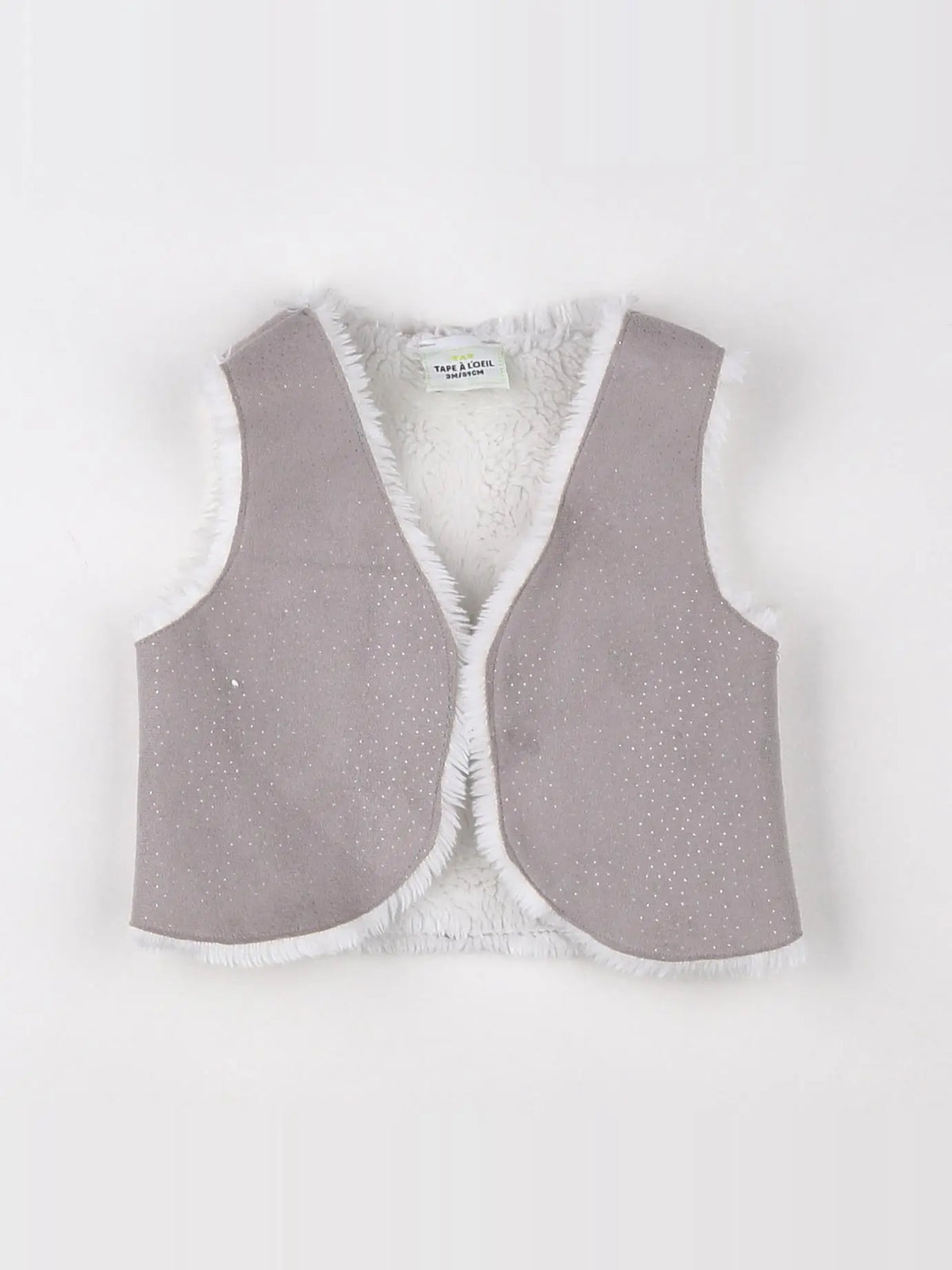 Tape à l'oeil - gilet beige - 3 mois