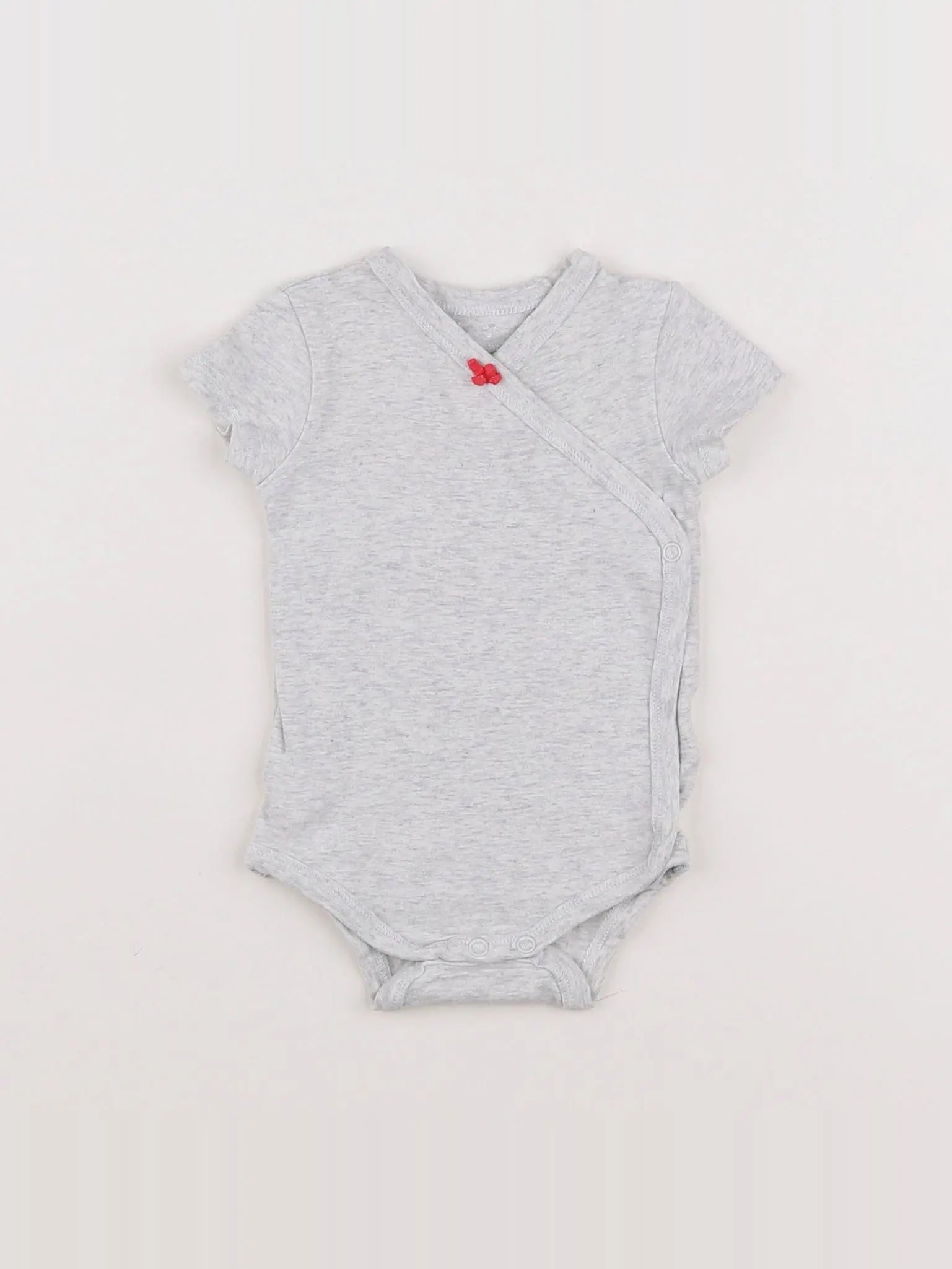 Tape à l'oeil - body gris - 3 mois