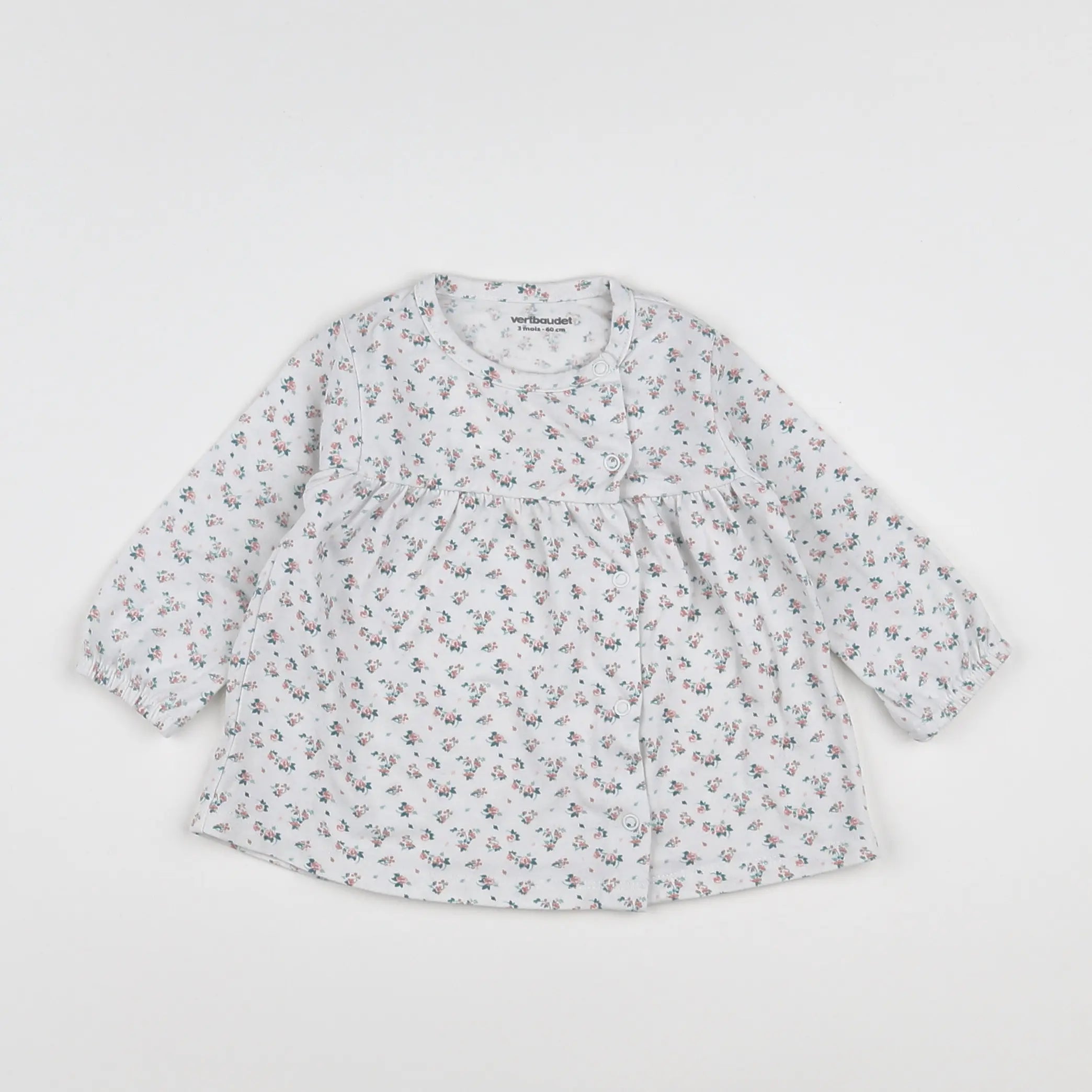 Vertbaudet - robe blanc - 3 mois