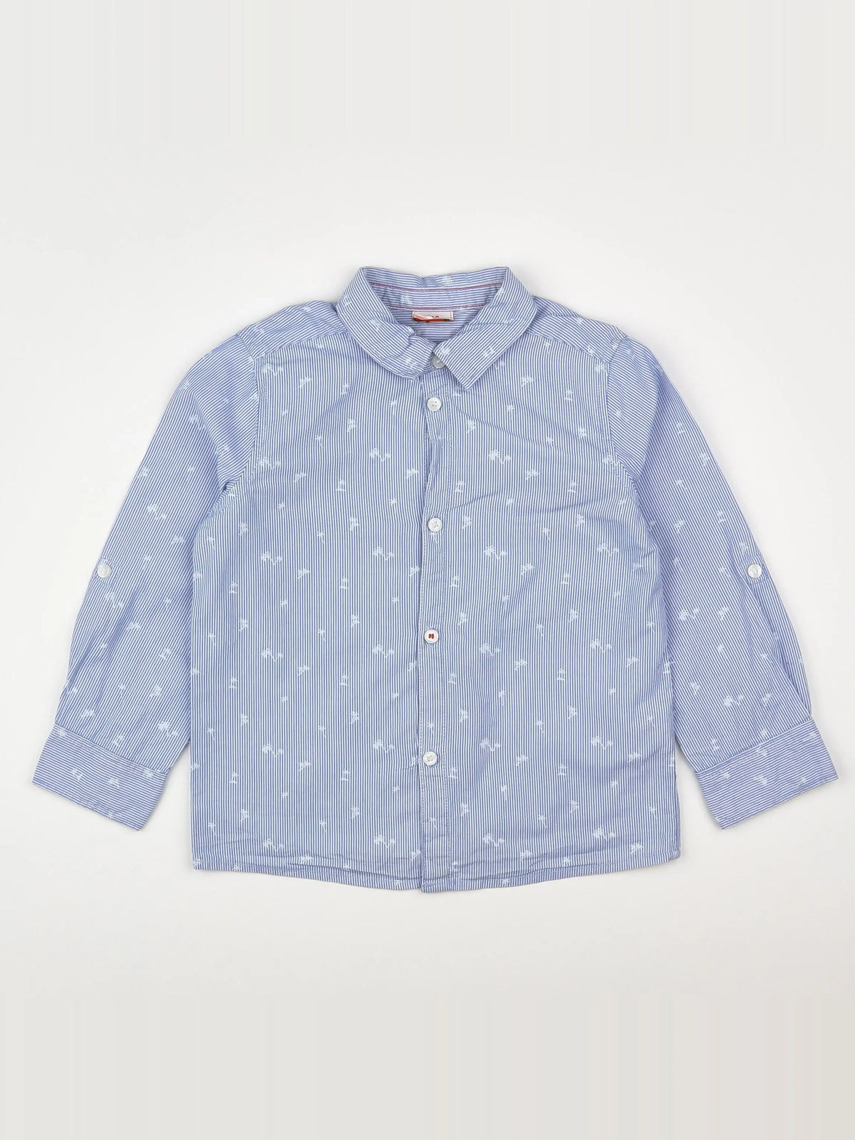 Tape à l'oeil - chemise bleu - 4 ans