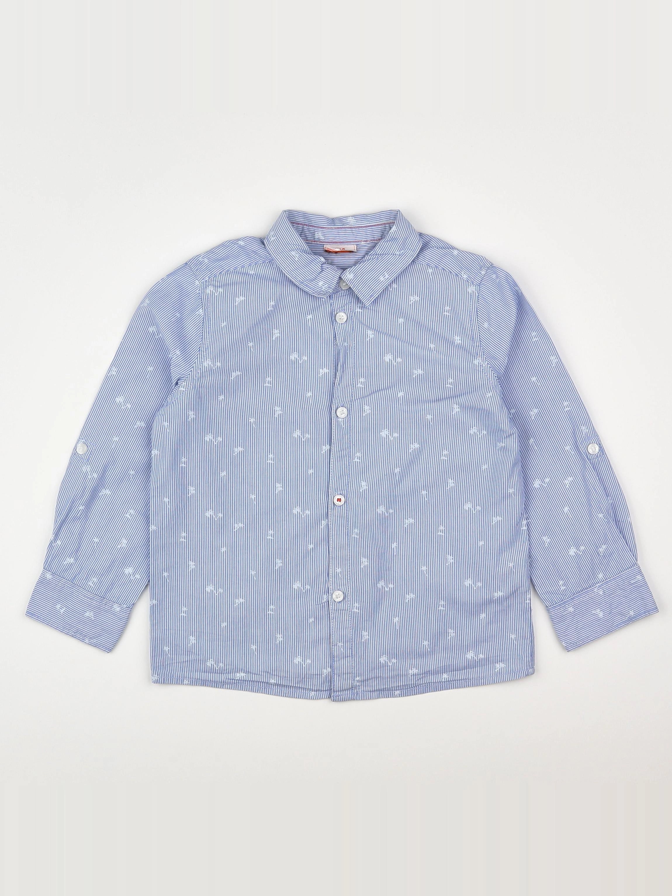 Tape à l'oeil - chemise bleu - 4 ans