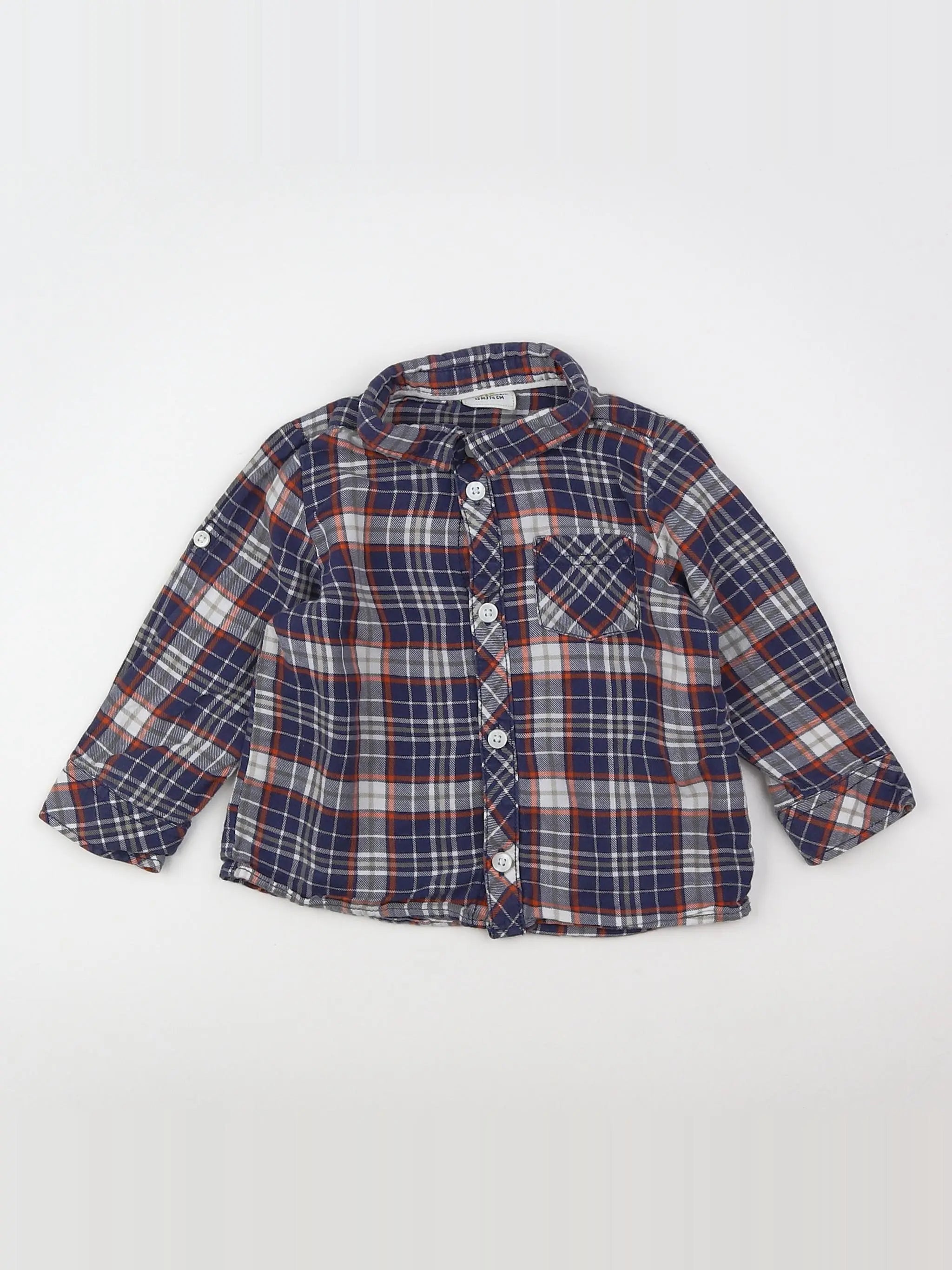 Tape à l'oeil - chemise multicolore - 12 mois