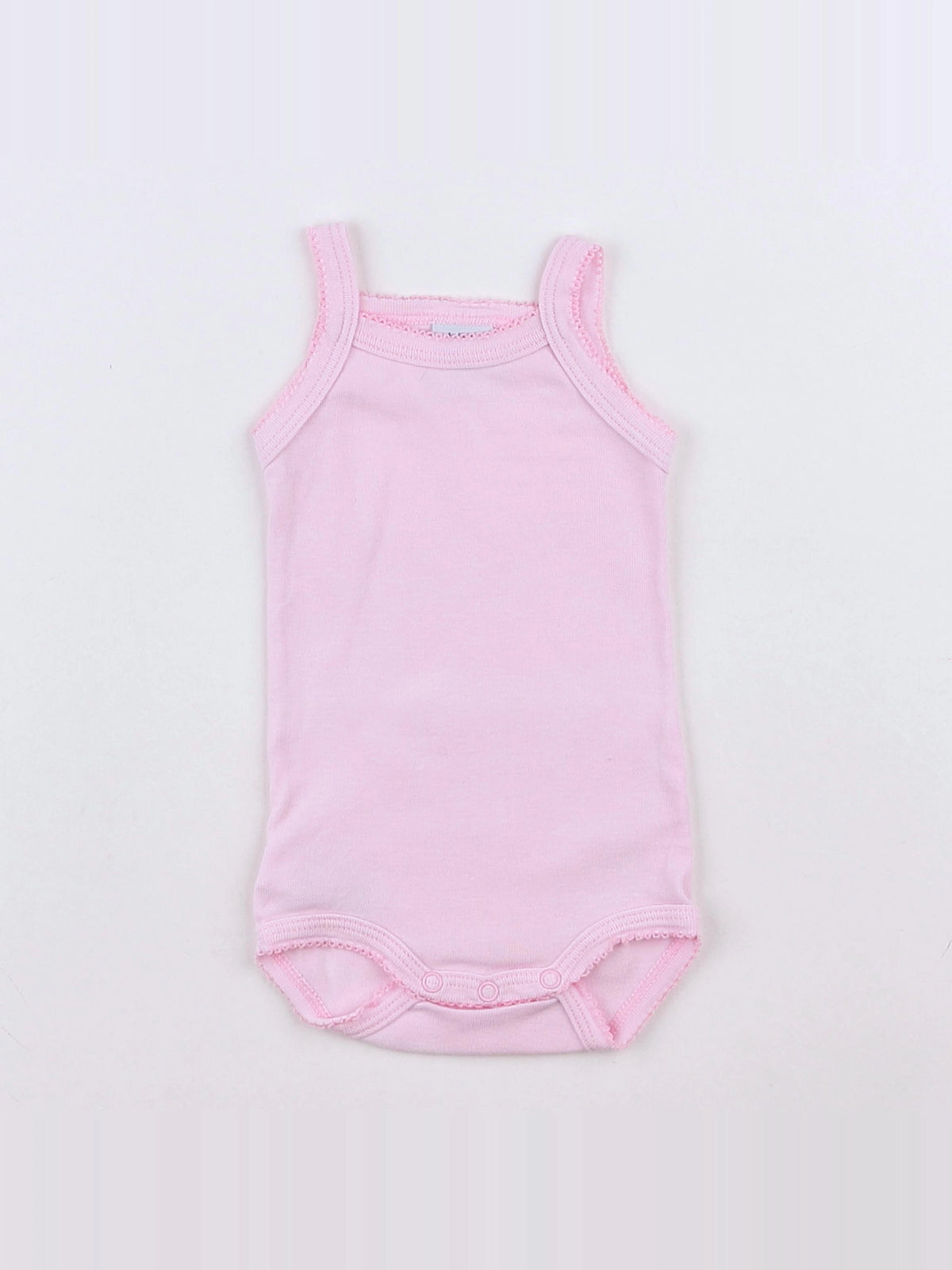 Petit Bateau - body rose - 3 mois