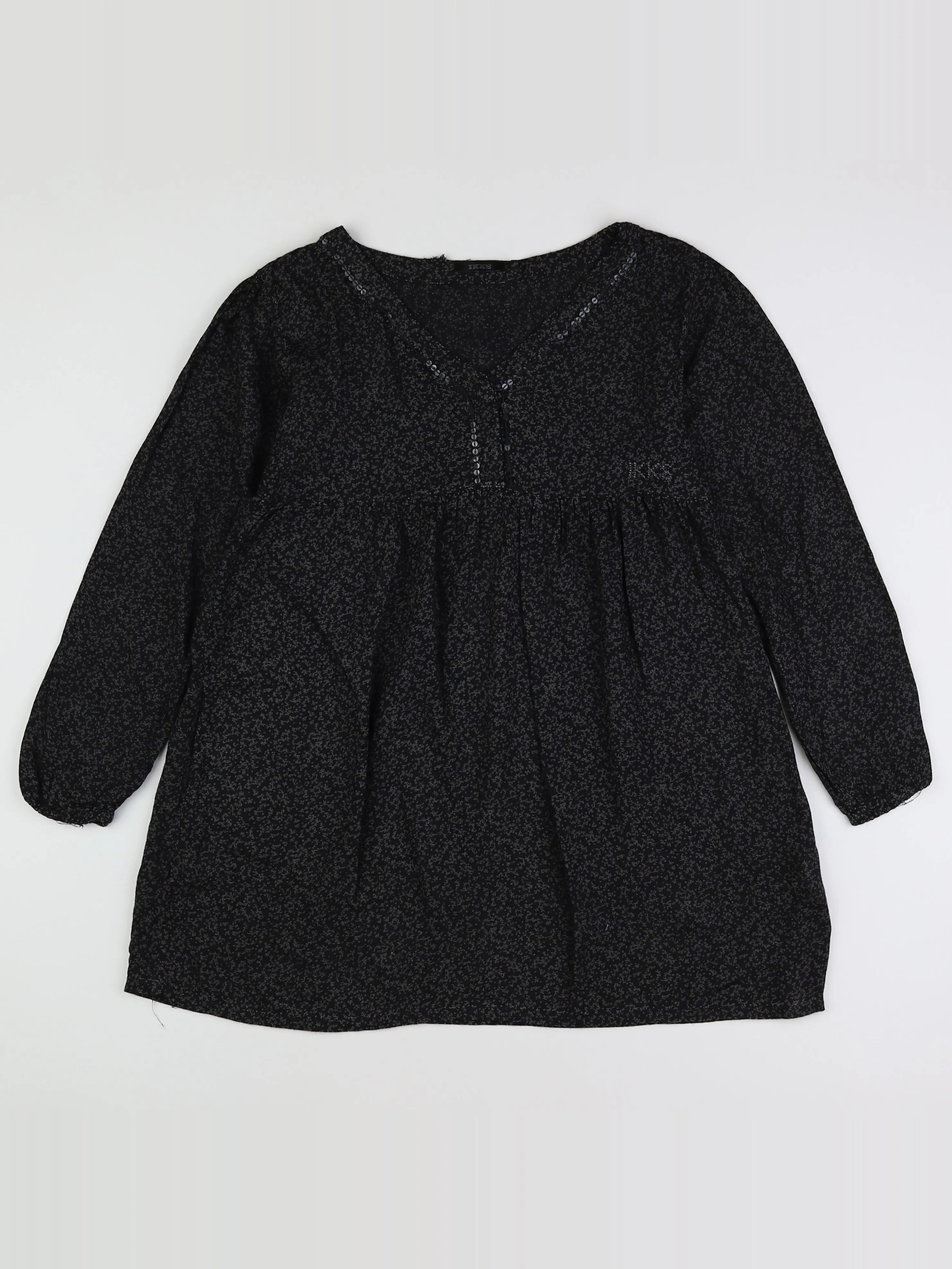 IKKS - blouse noir - 10 ans