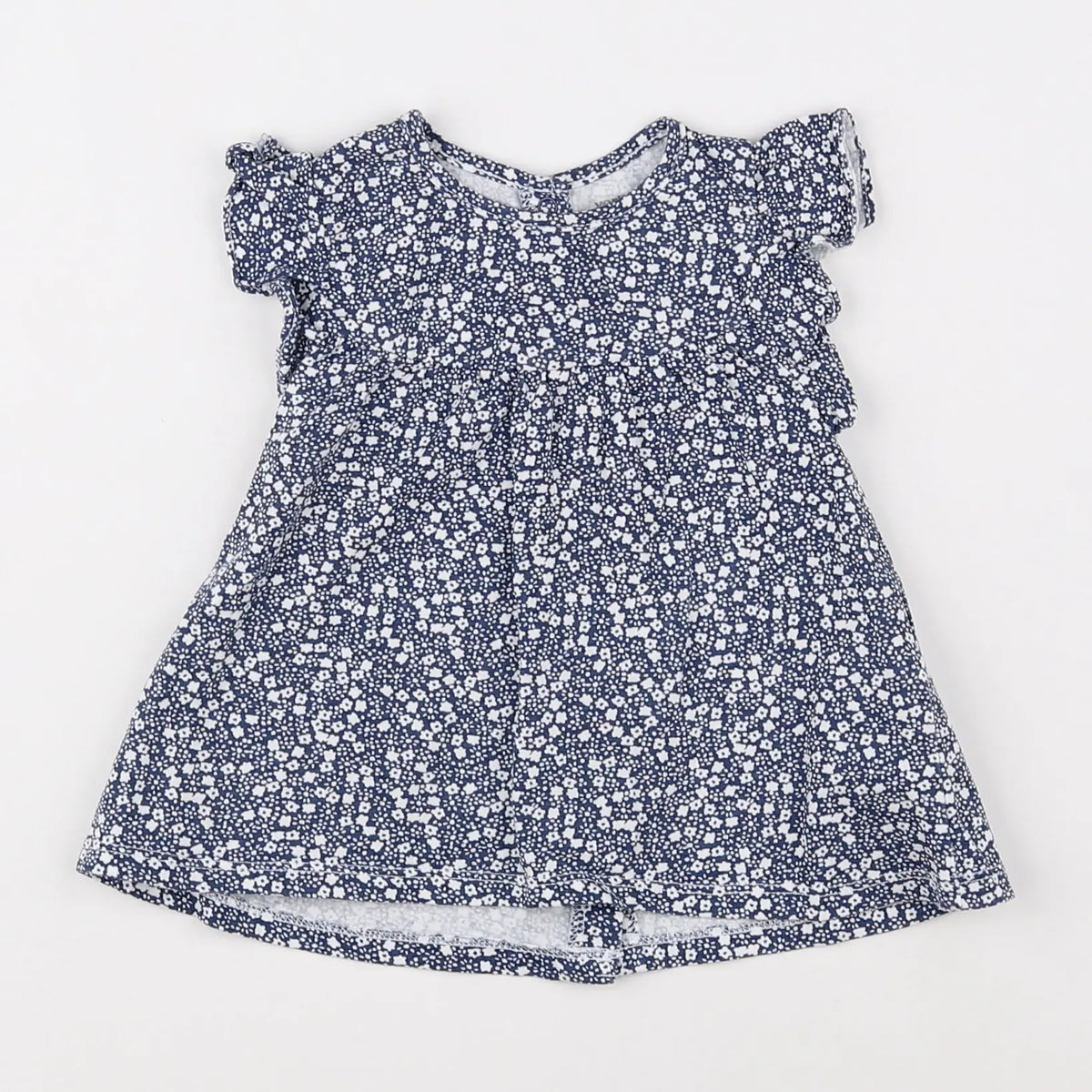 Vertbaudet - tee-shirt bleu - 12 mois