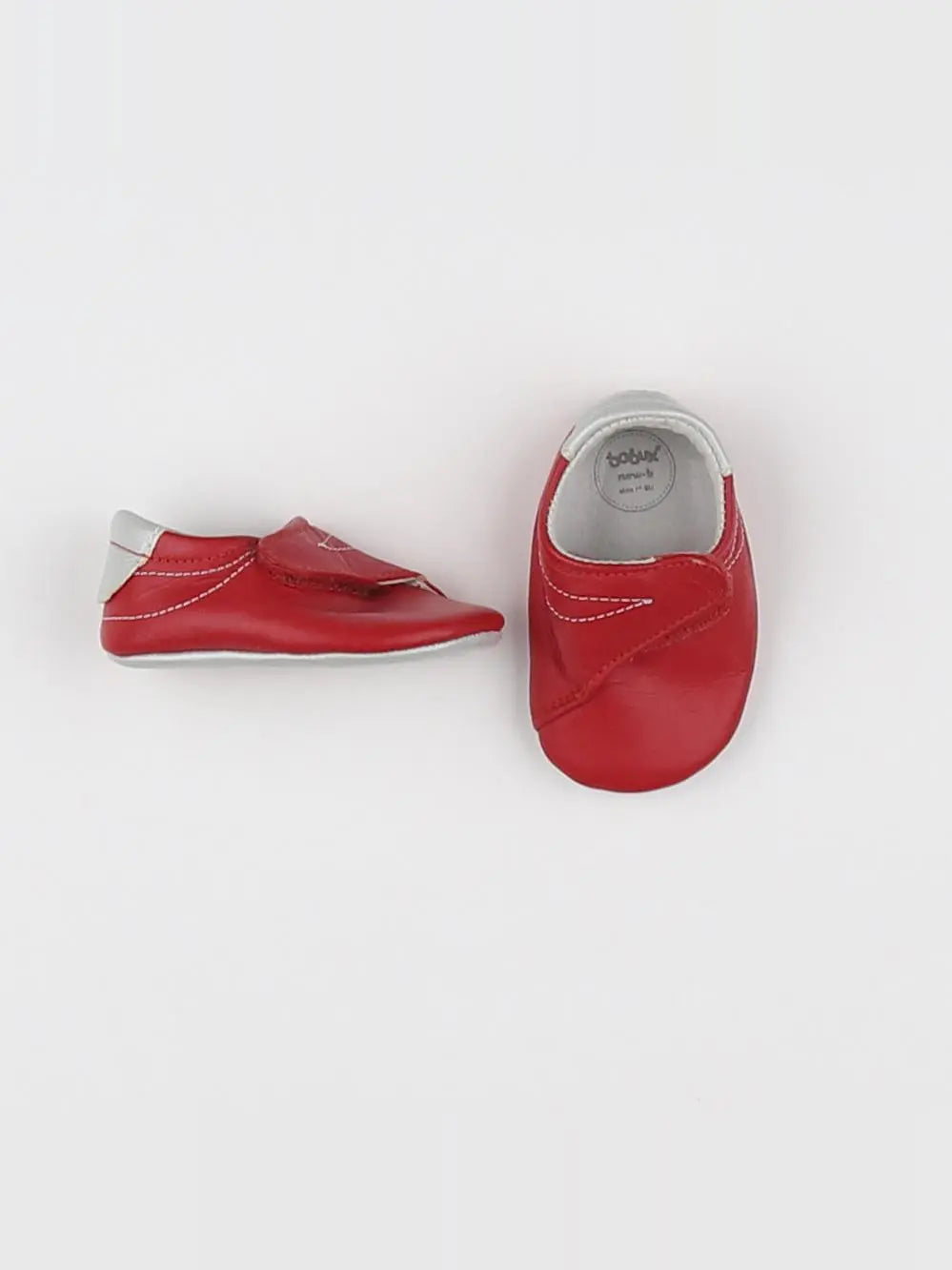 Bobux - chaussons rouge, argent - pointure 15