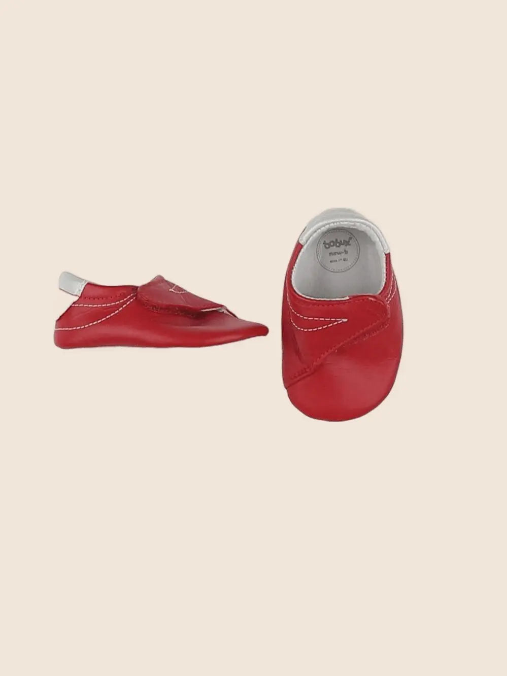 Bobux - chaussons rouge, argent - pointure 15