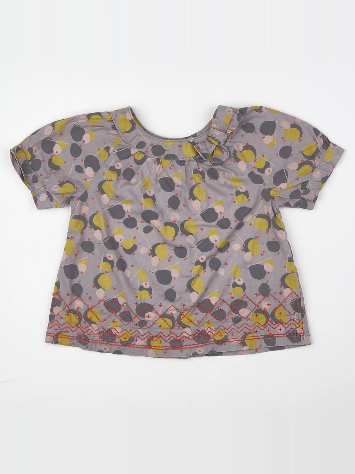 Vertbaudet - blouse multicolore - 12 mois