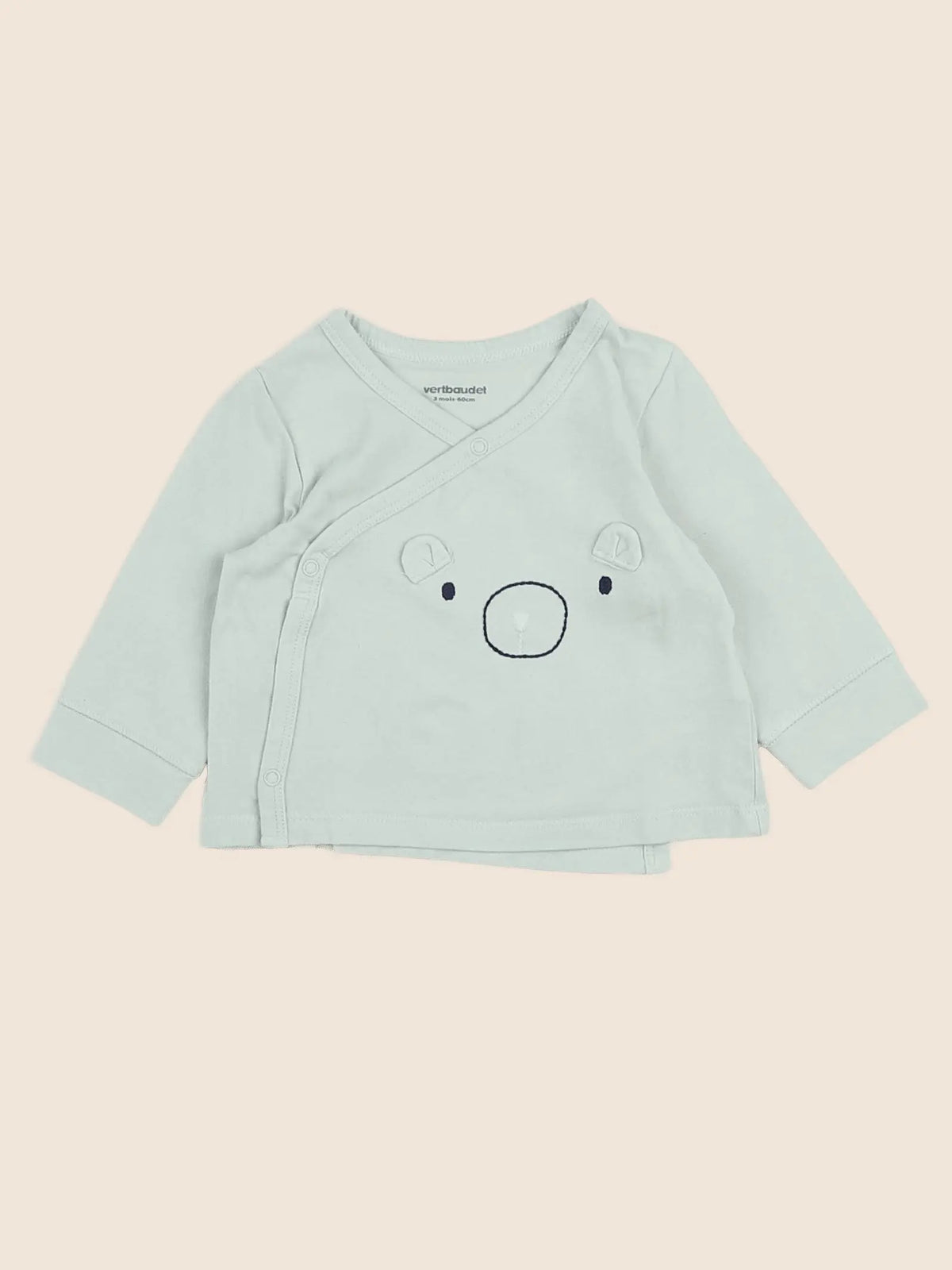 Vertbaudet - tee-shirt vert - 3 mois
