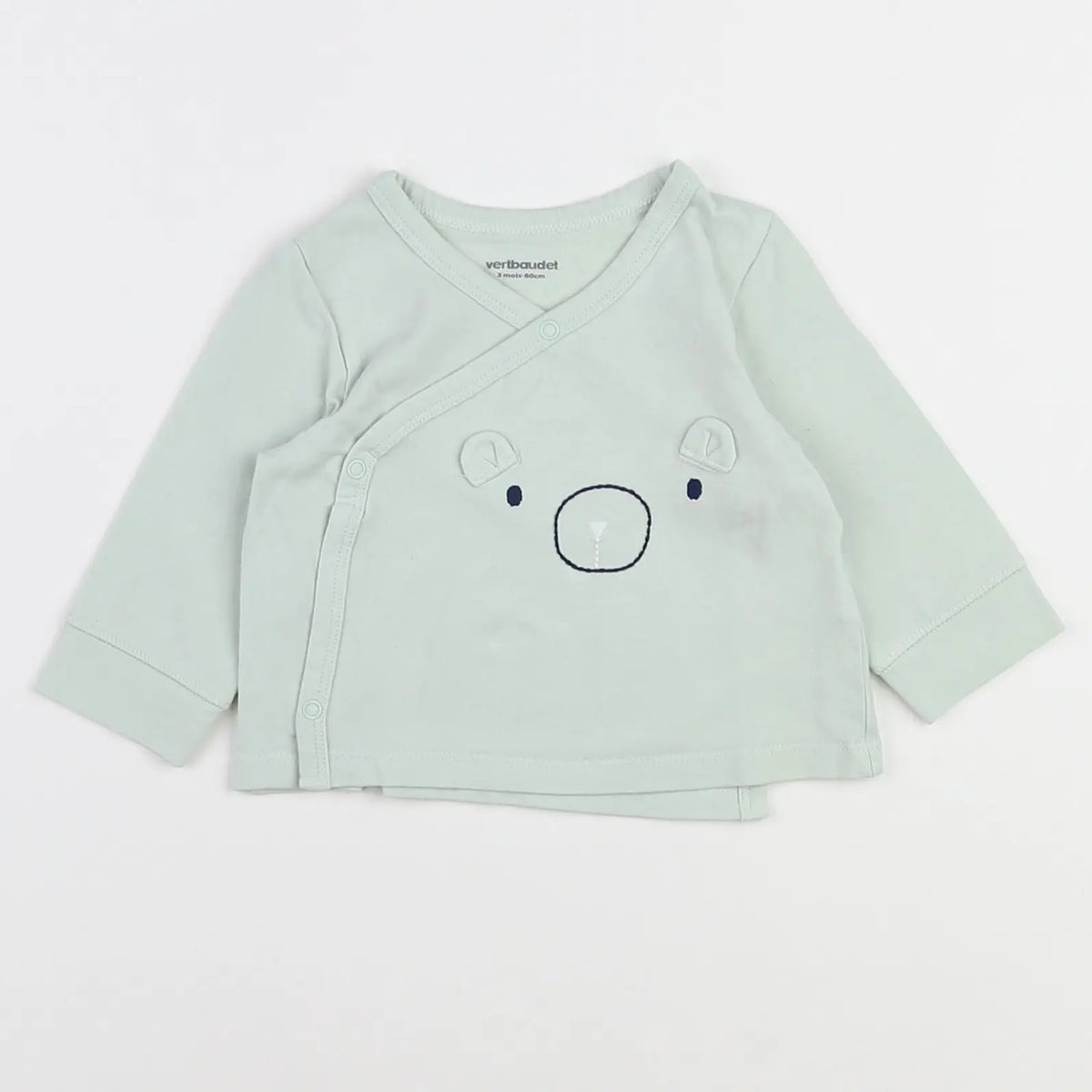 Vertbaudet - tee-shirt vert - 3 mois