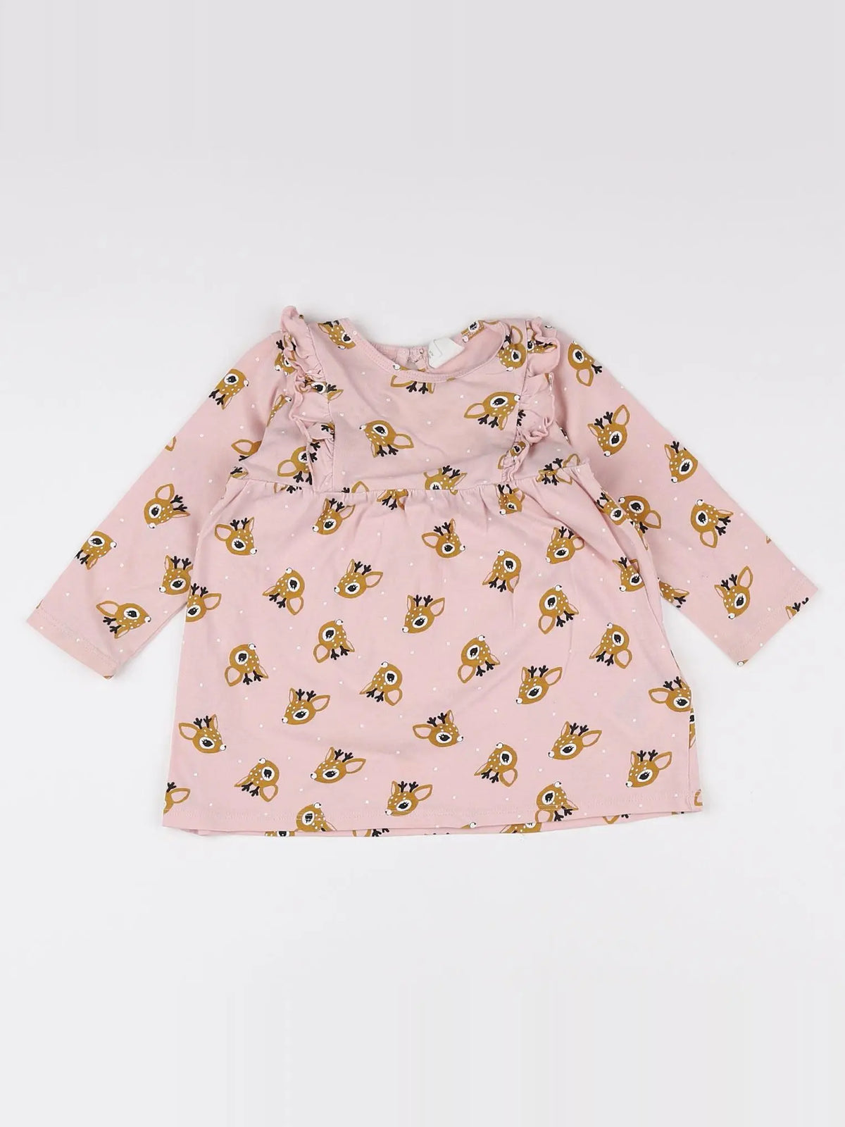 H&M - robe rose - 6/9 mois