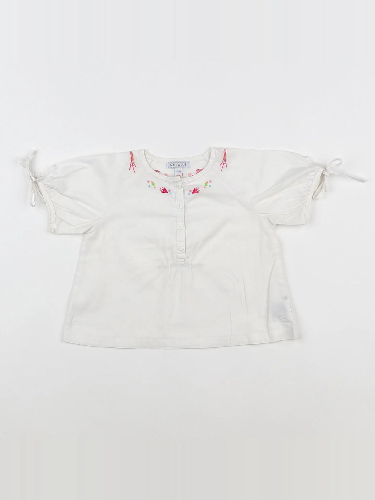 Natalys - blouse blanc - 18 mois