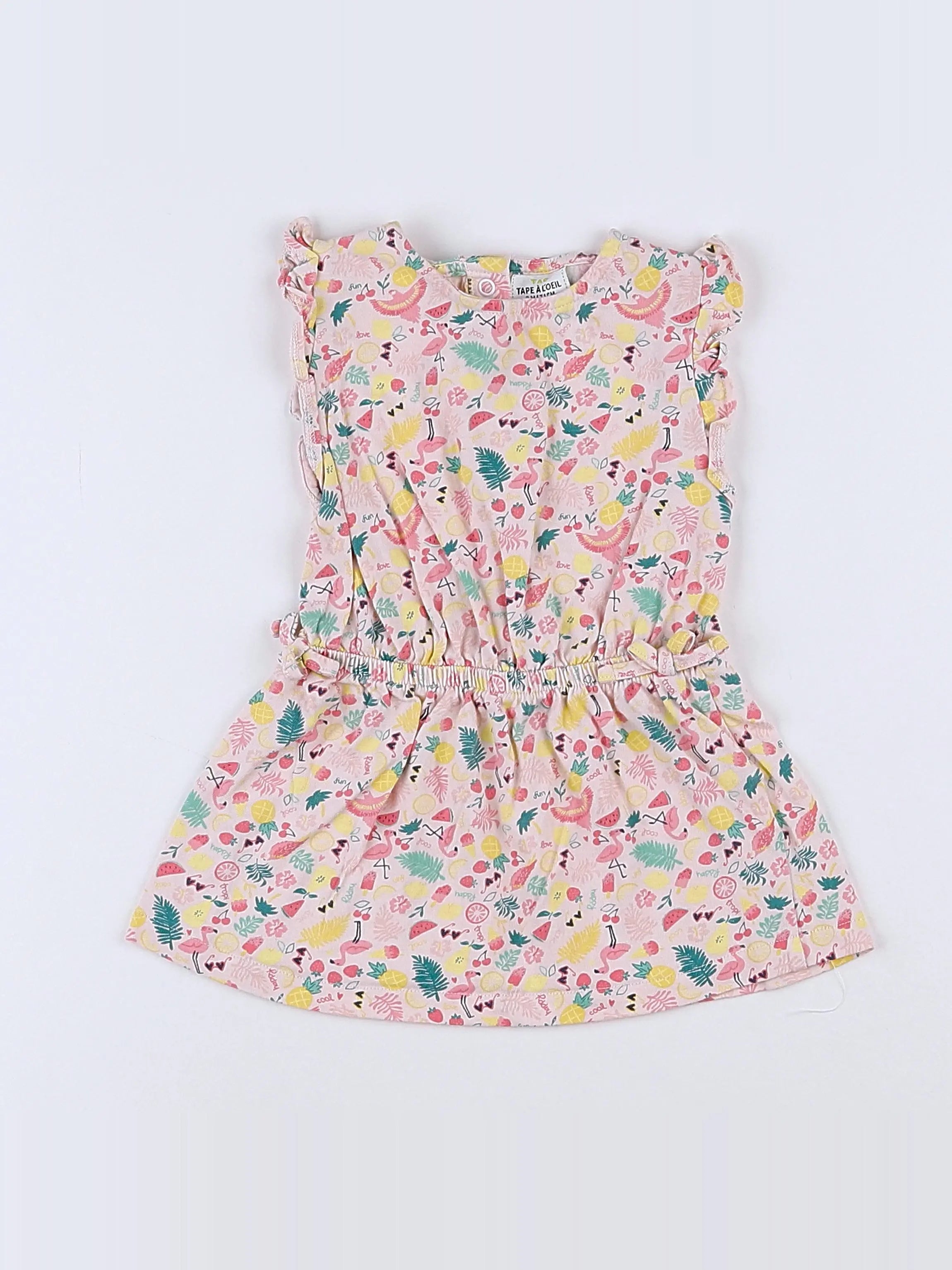 Tape à l'oeil - robe multicolore - 9 mois