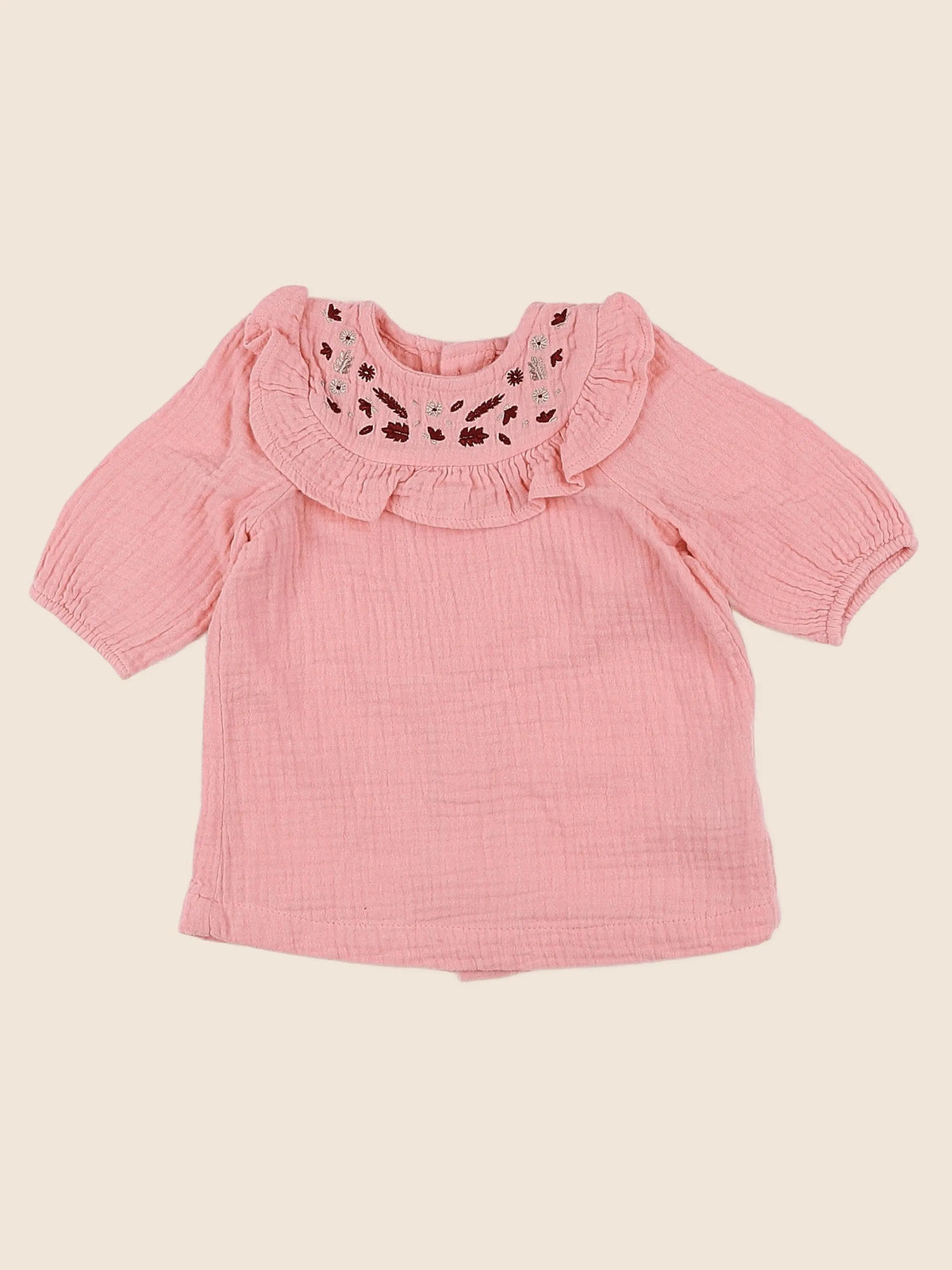 Vertbaudet - robe rose - 3 mois