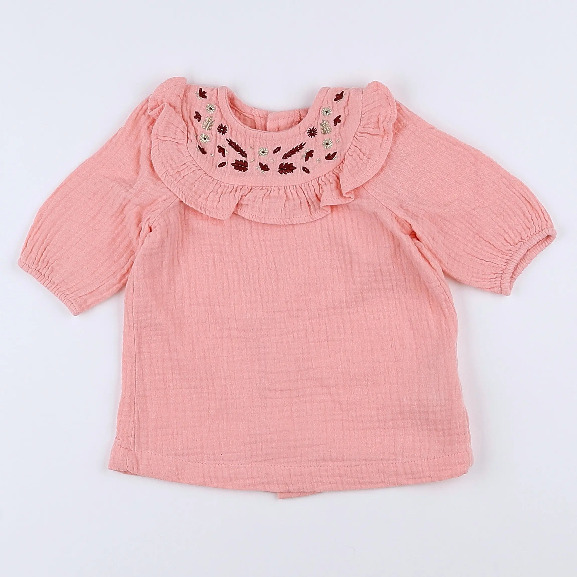 Vertbaudet - robe rose - 3 mois