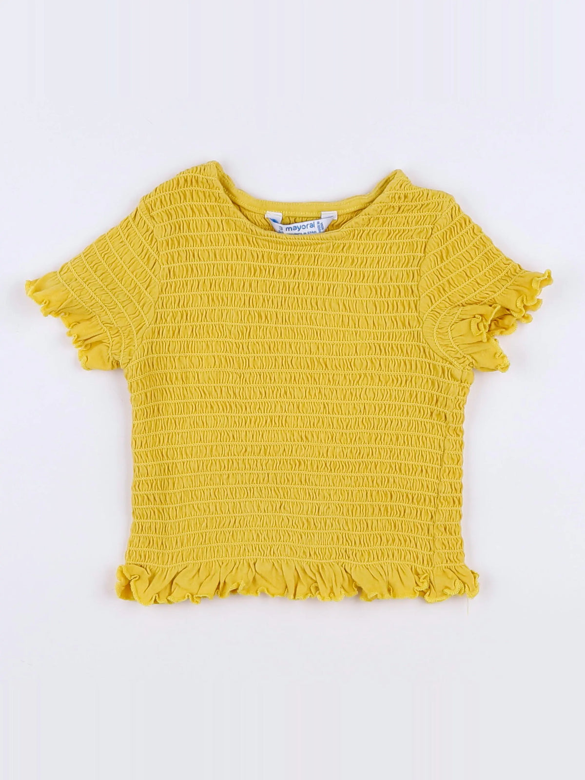 Mayoral - tee-shirt jaune - 3 mois