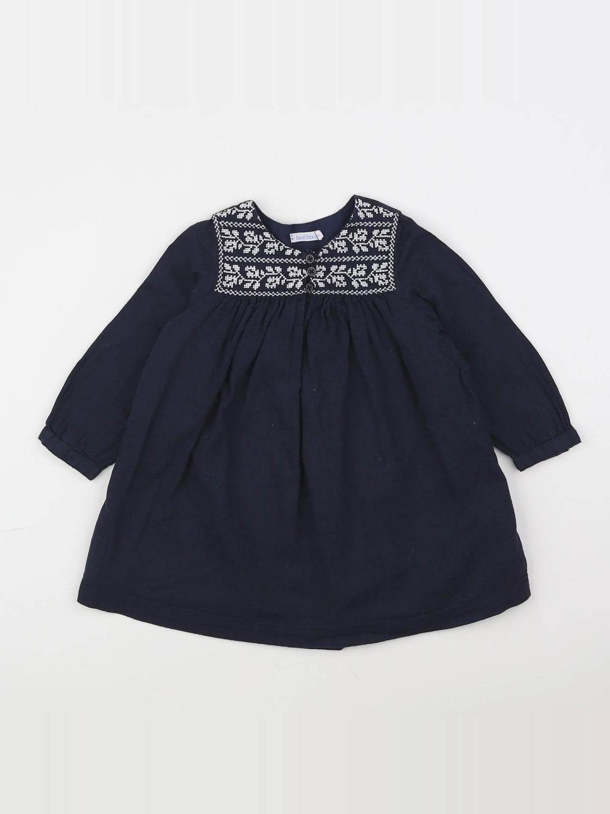 Boutchou - robe noir - 12 mois