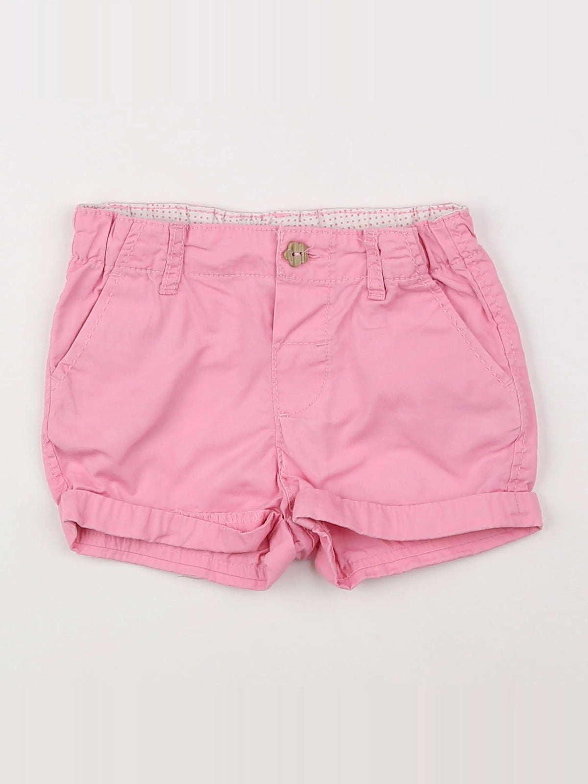 H&M - short rose - 9 mois