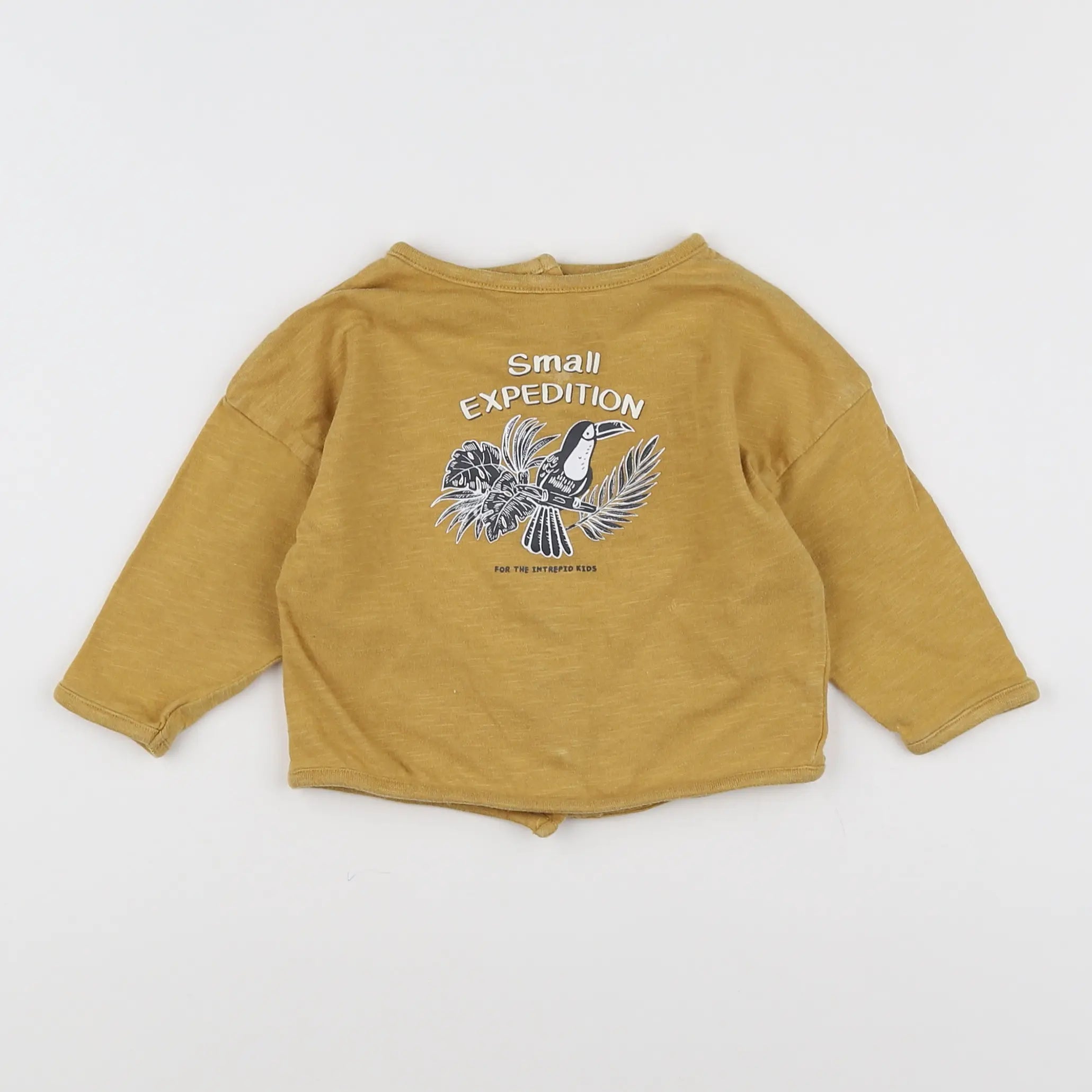 Vertbaudet - tee-shirt jaune - 9 mois