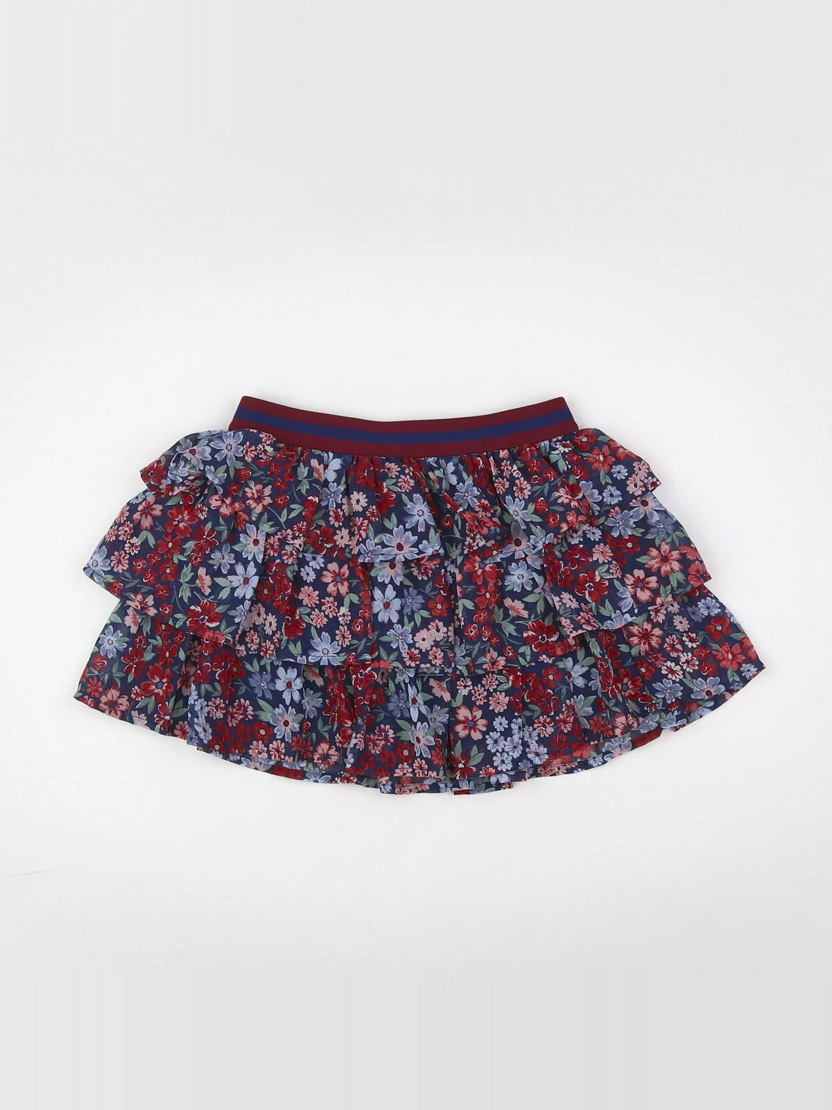 H&M - jupe rouge, bleu - 18 mois à 2 ans