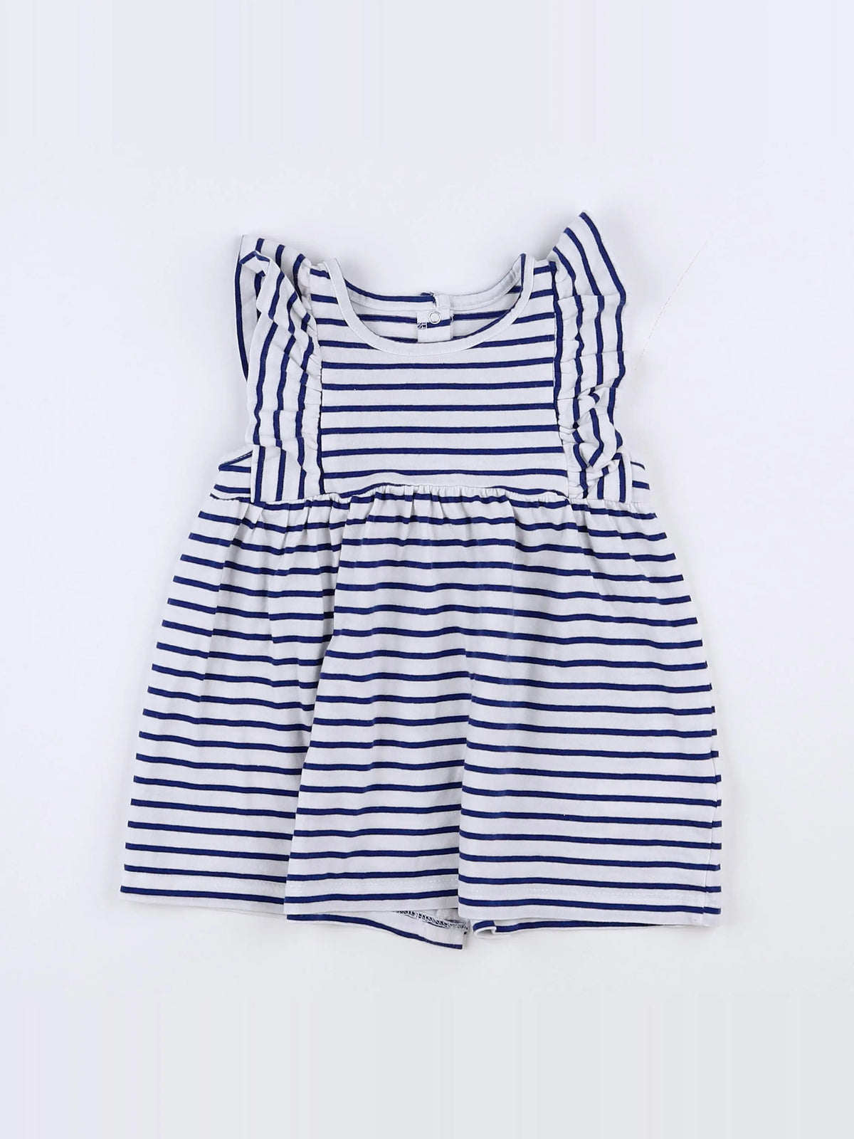 Vertbaudet - robe blanc - 12 mois