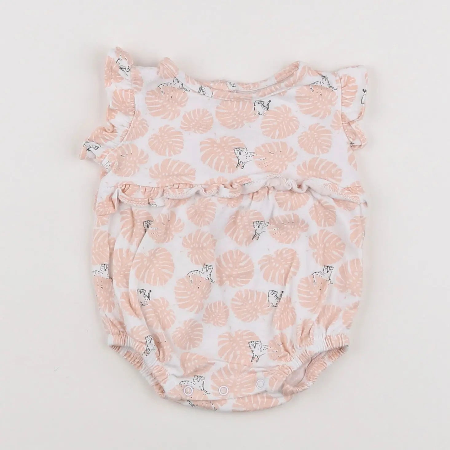 Vertbaudet - combinaison rose - 3 mois
