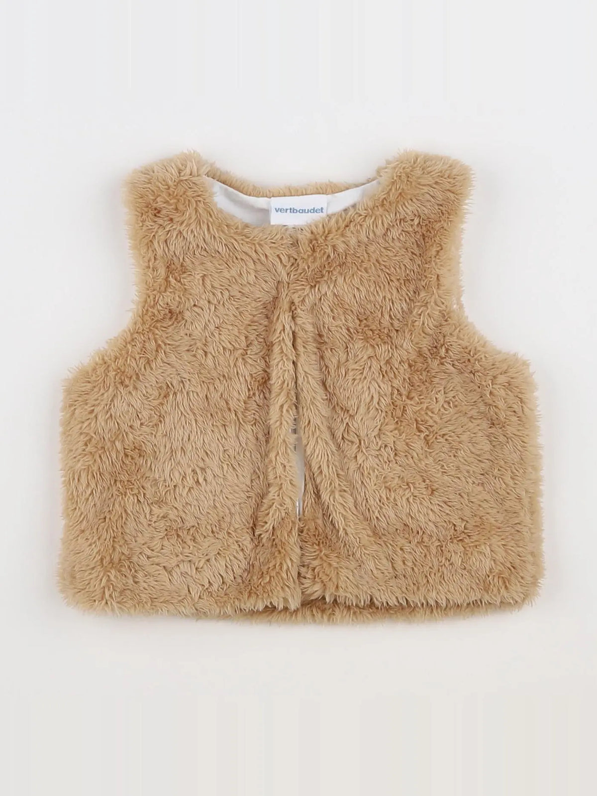 Vertbaudet - gilet marron - 9 mois