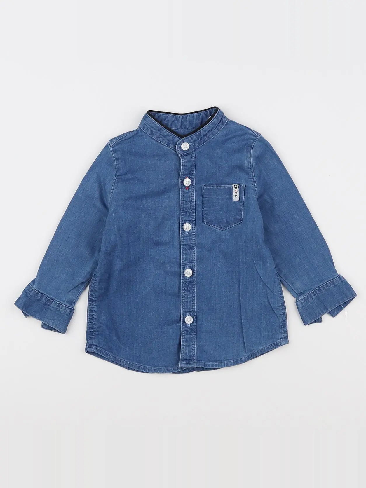 IKKS - chemise bleu - 6 mois