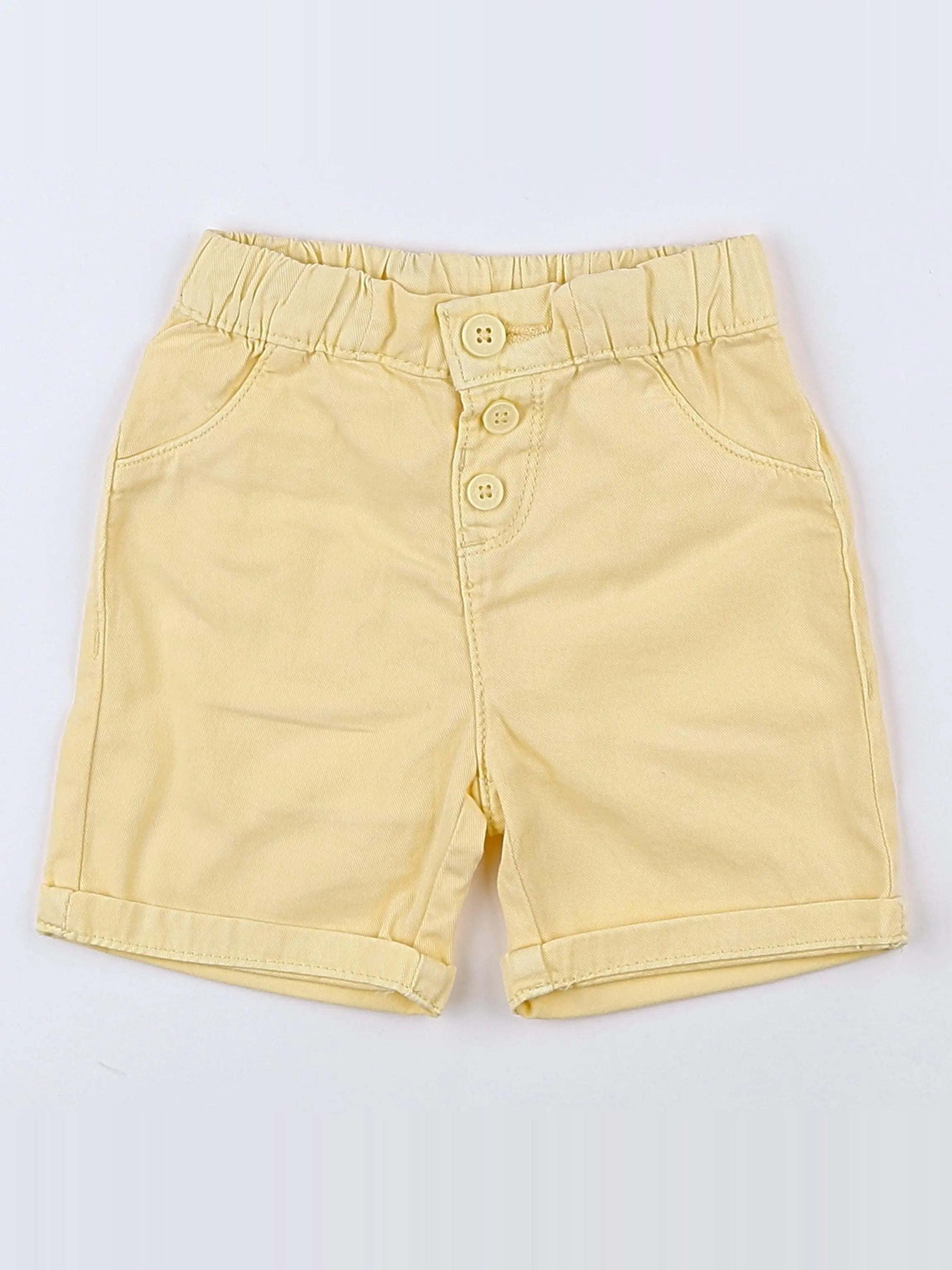 Tape à l'oeil - short jaune - 12 mois