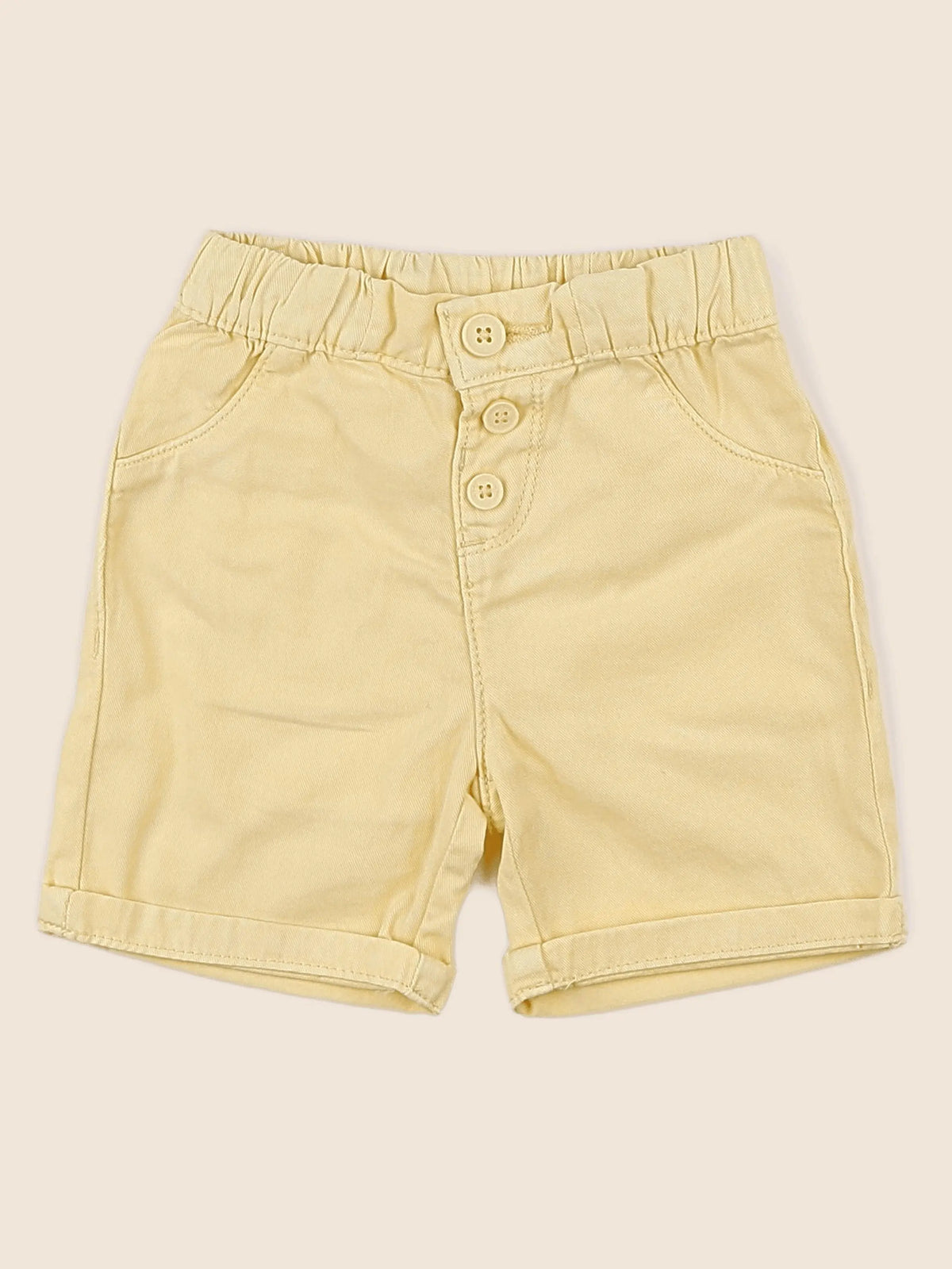 Tape à l'oeil - short jaune - 12 mois