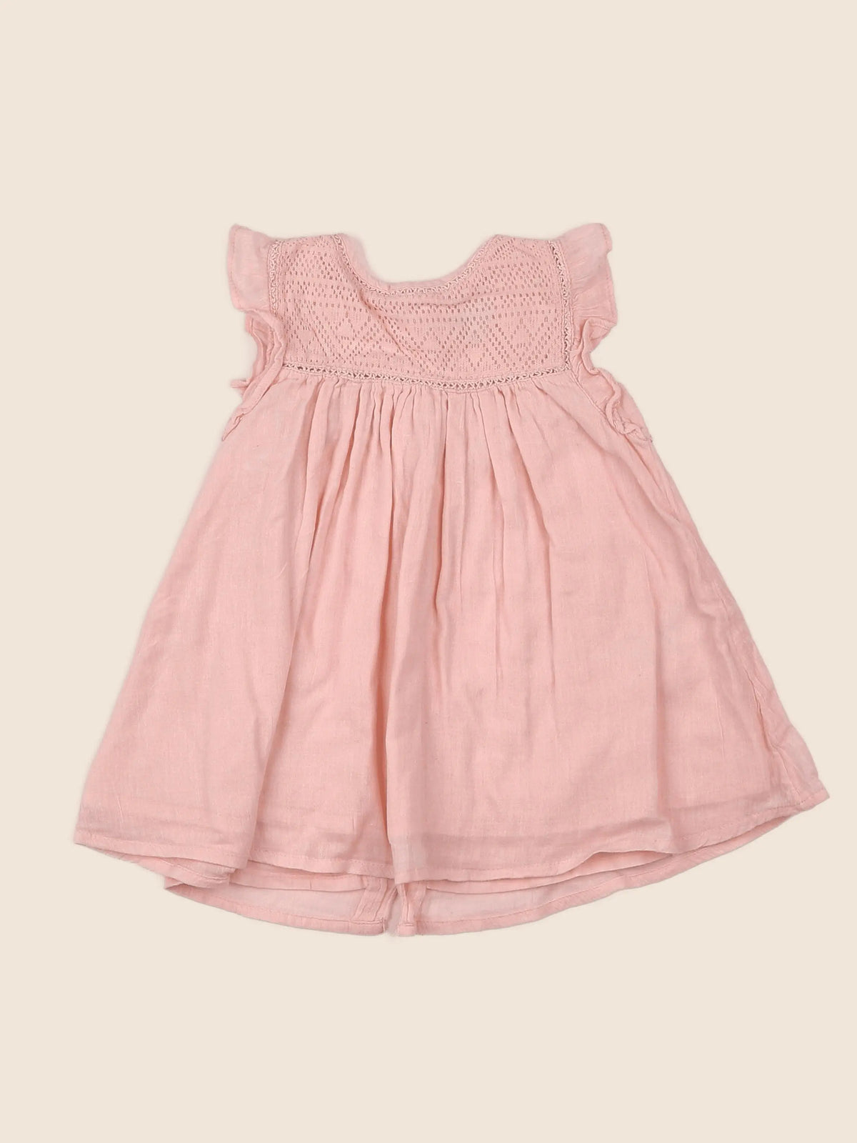 Vertbaudet - robe rose - 9 mois