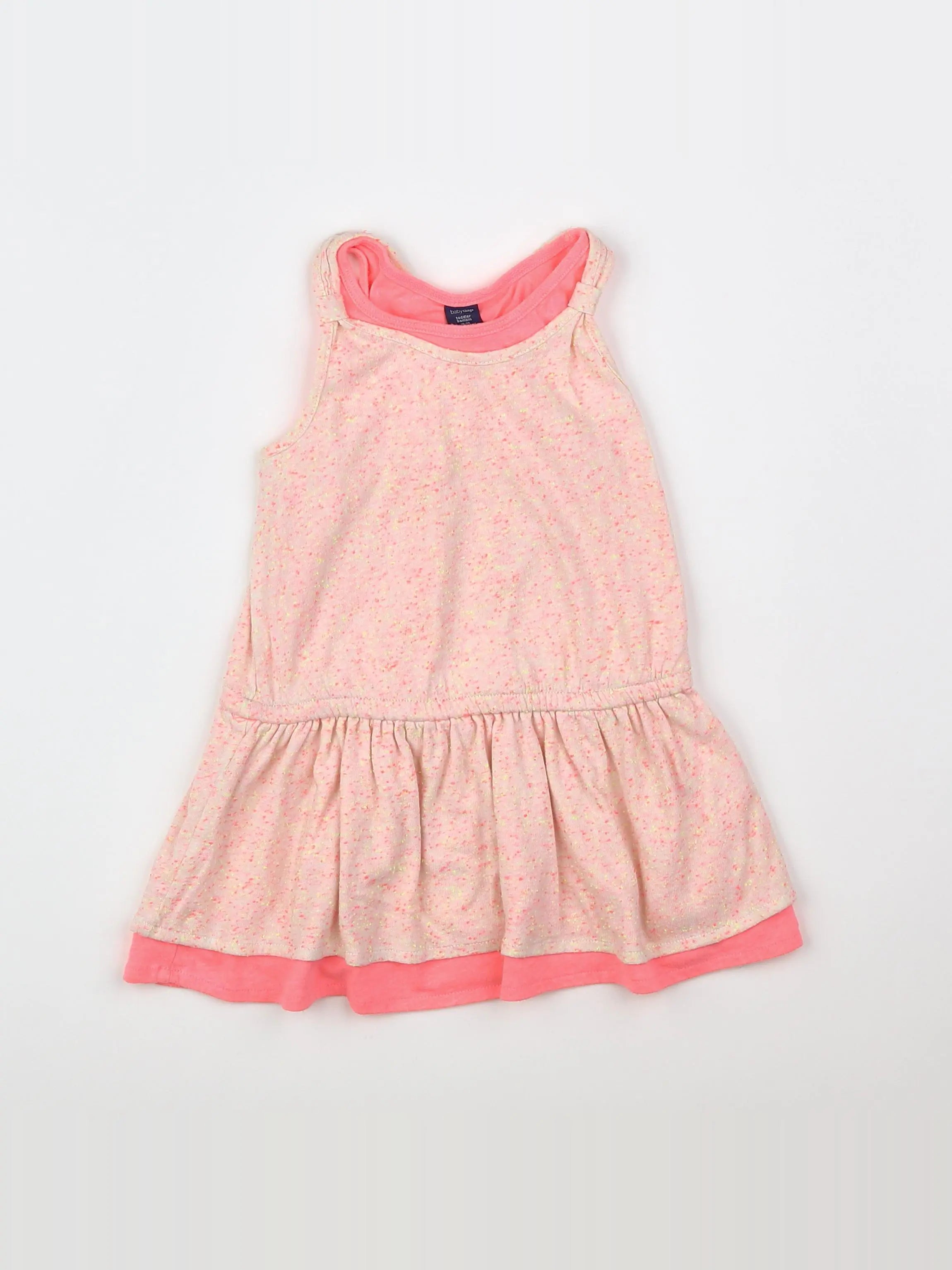 GAP - robe rose fluo - 18 mois à 2 ans