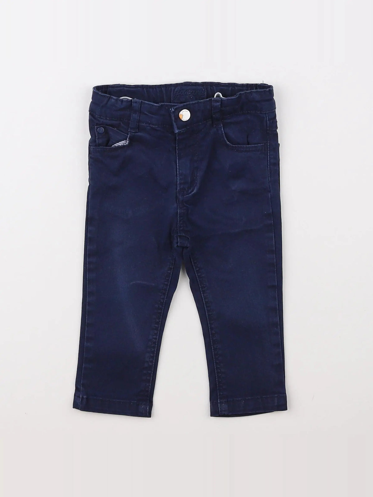 Jacadi - pantalon bleu - 12 mois