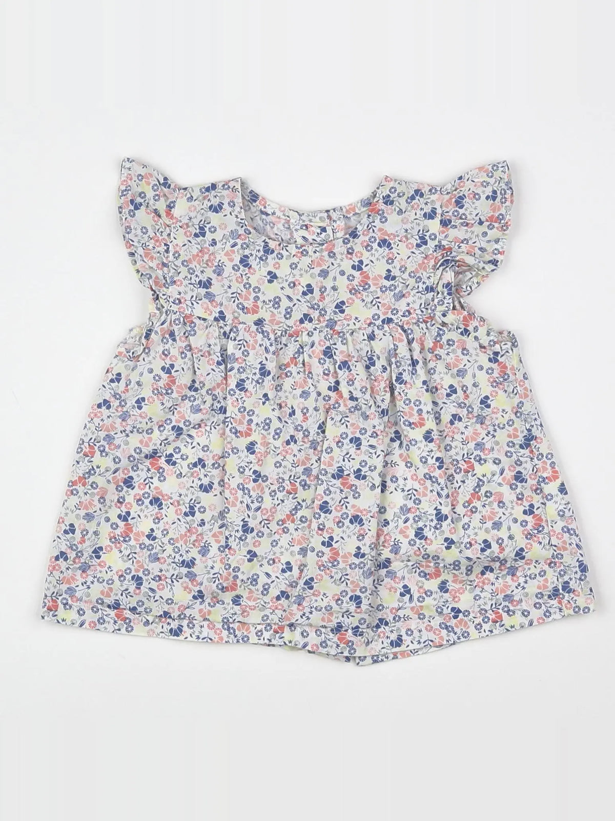 Vertbaudet - robe multicolore - 9 mois