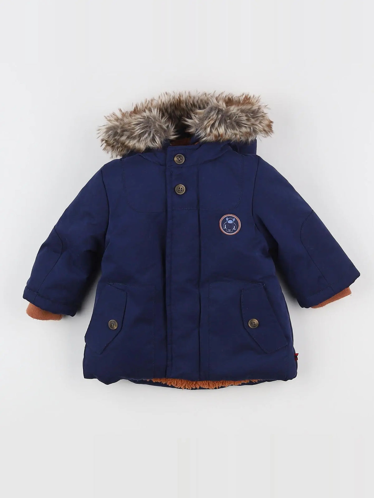 Cadet Rousselle - parka bleu - 6 mois