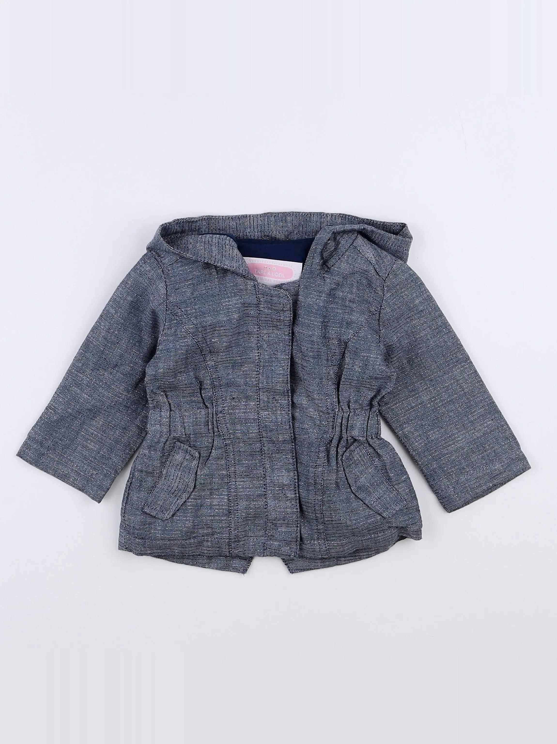 Tape à l'oeil - veste argent, bleu - 3 mois