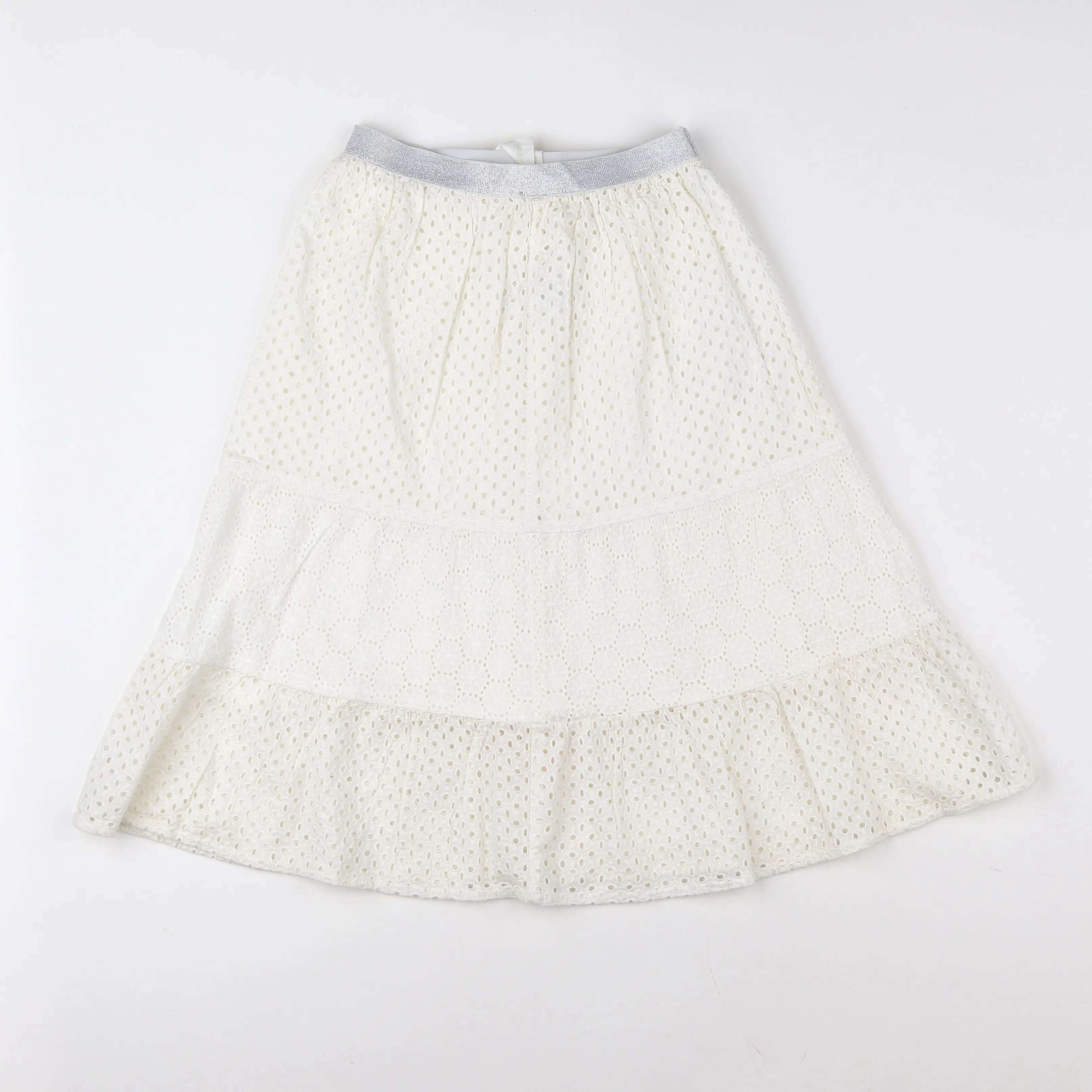 Vertbaudet - jupe beige - 8 ans