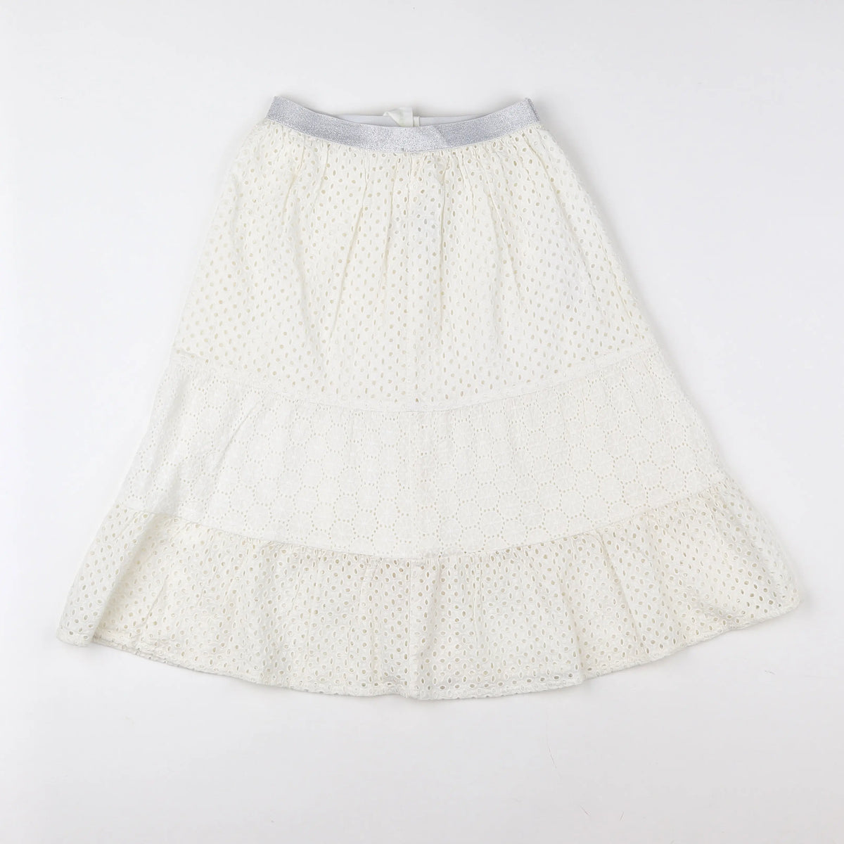 Vertbaudet - jupe beige - 8 ans