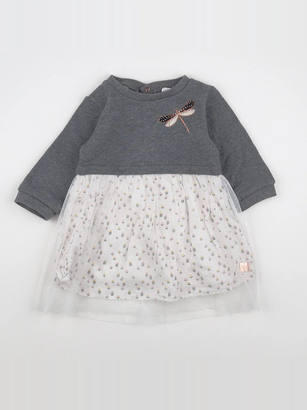 Carrément Beau - robe blanc - 6 mois