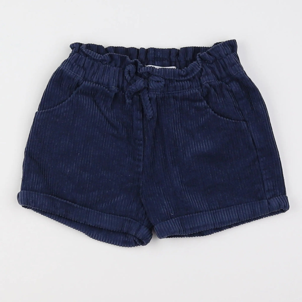 Vertbaudet - short bleu - 9 mois