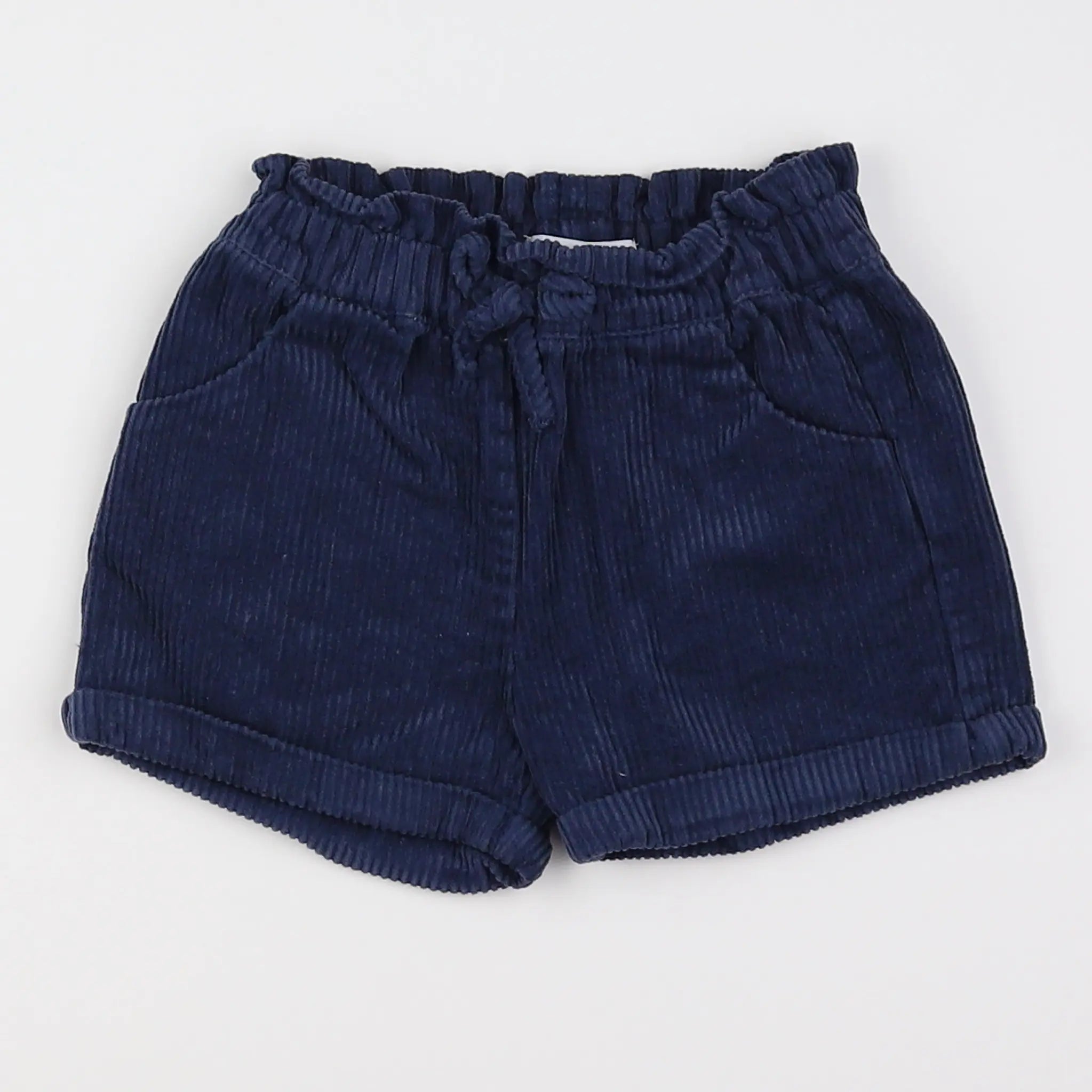Vertbaudet - short bleu - 9 mois