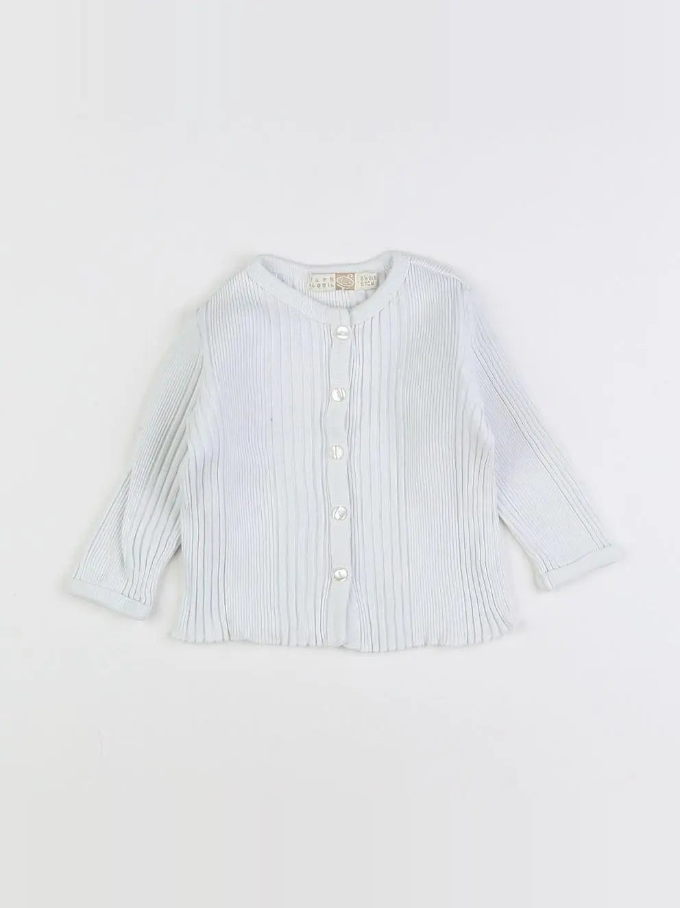 Tape à l'oeil - gilet blanc - 6 mois