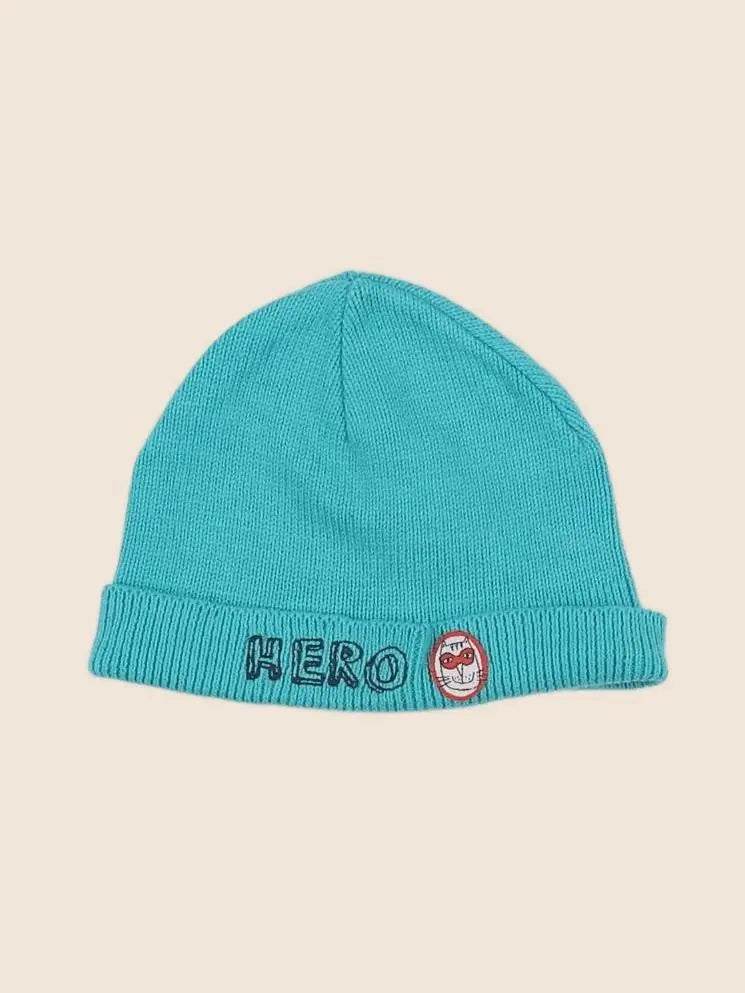 Vertbaudet - bonnet vert - 12/18 mois