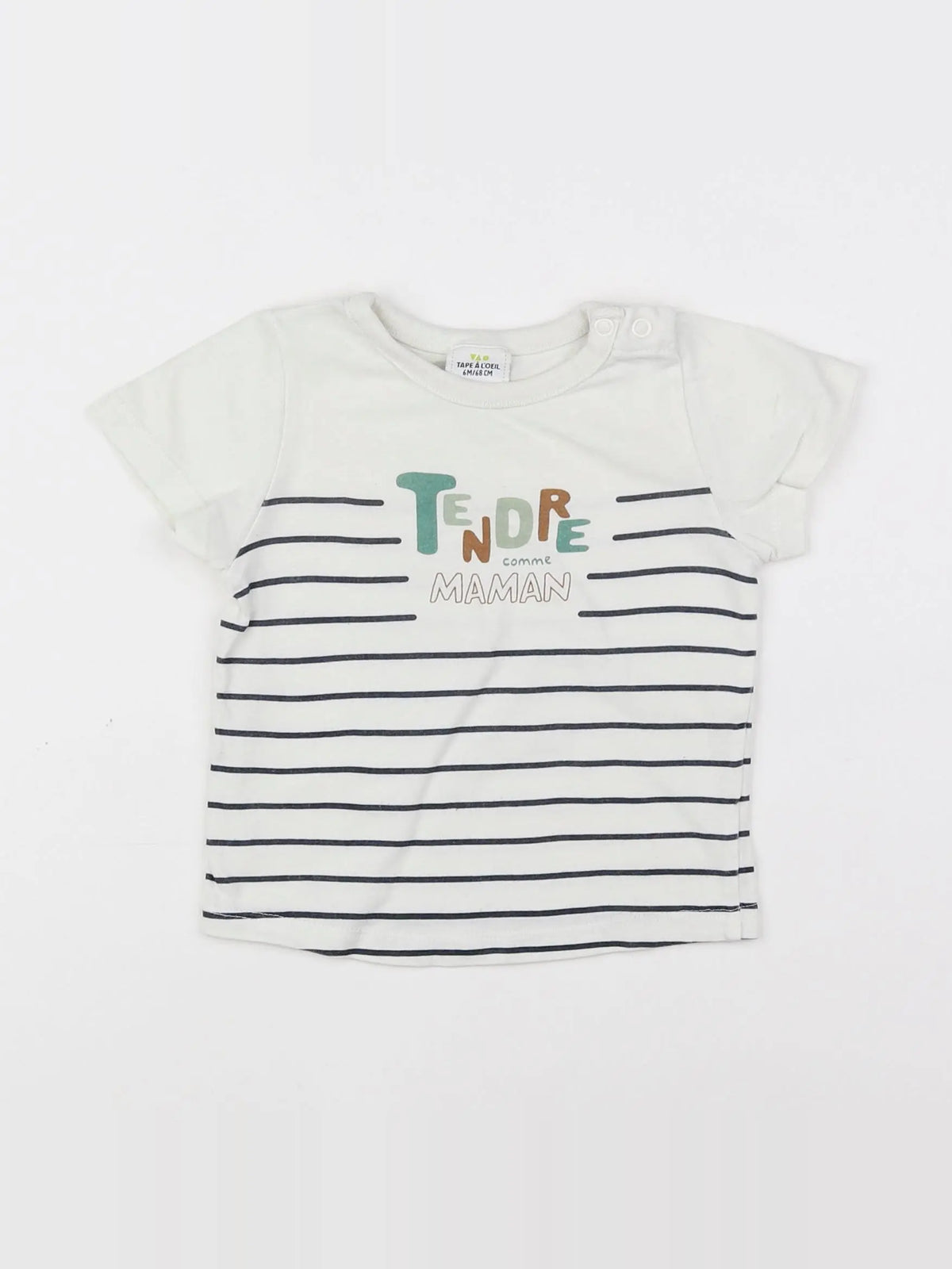 Tape à l'oeil - tee-shirt multicolore - 6 mois